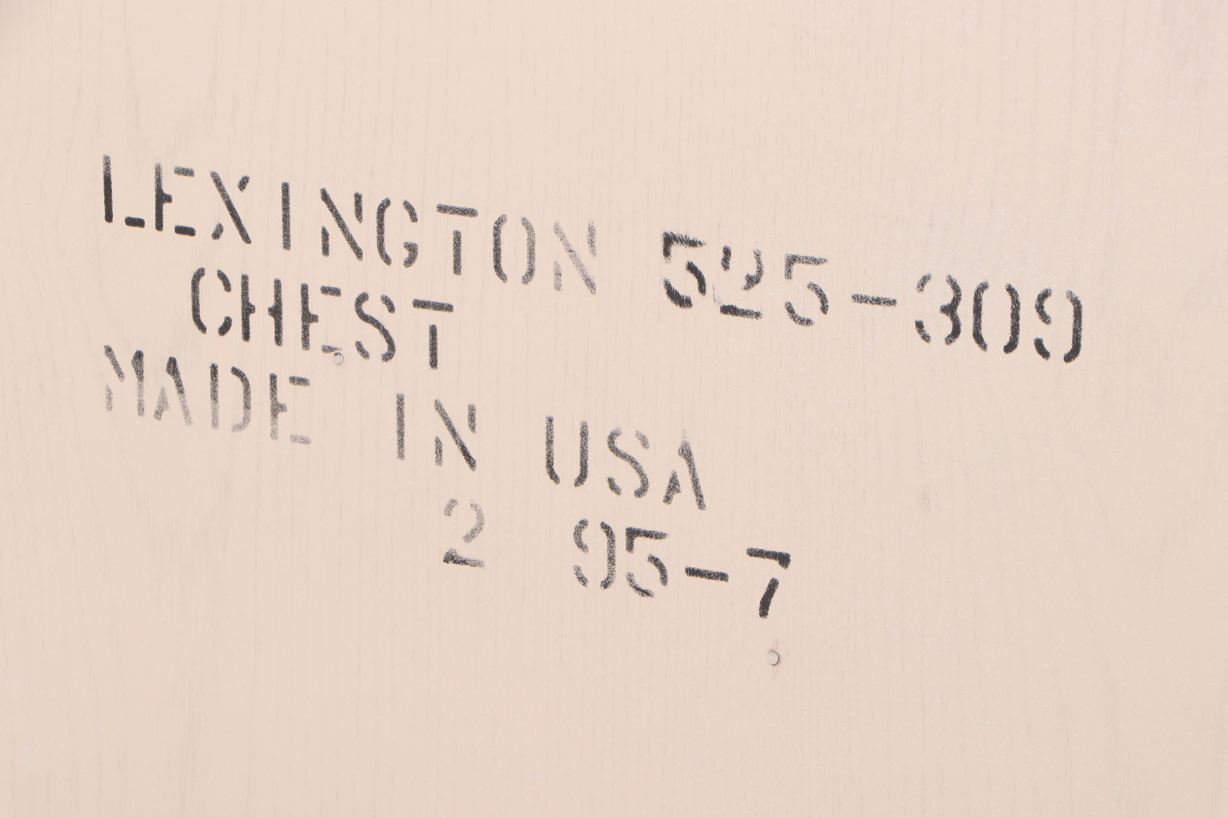 Lexington Furniture Cerused Oak Eleven-Drawer Chest, Late 20th Century