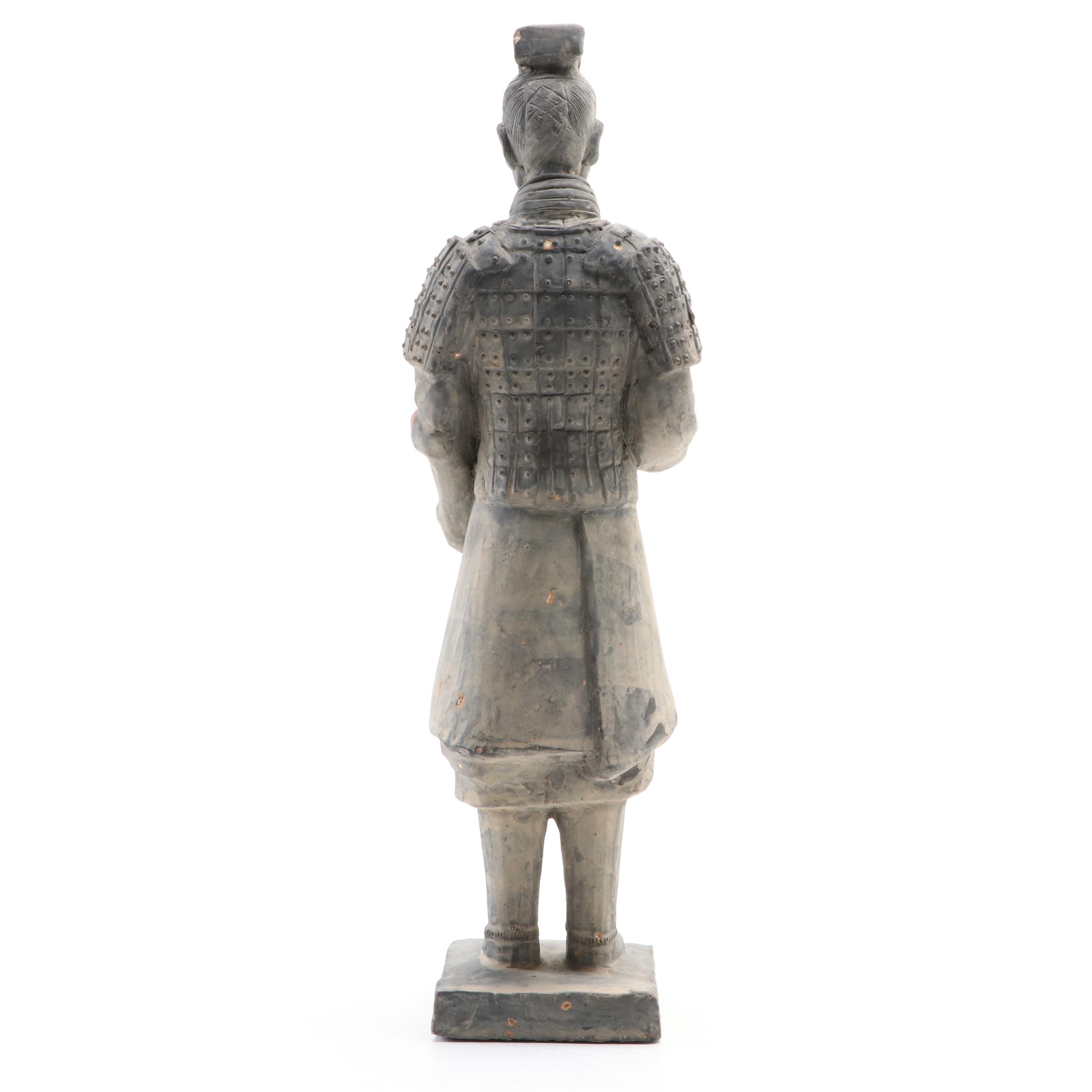 Qin Dynasty Terracotta Warrior Figurine with Presentation Box