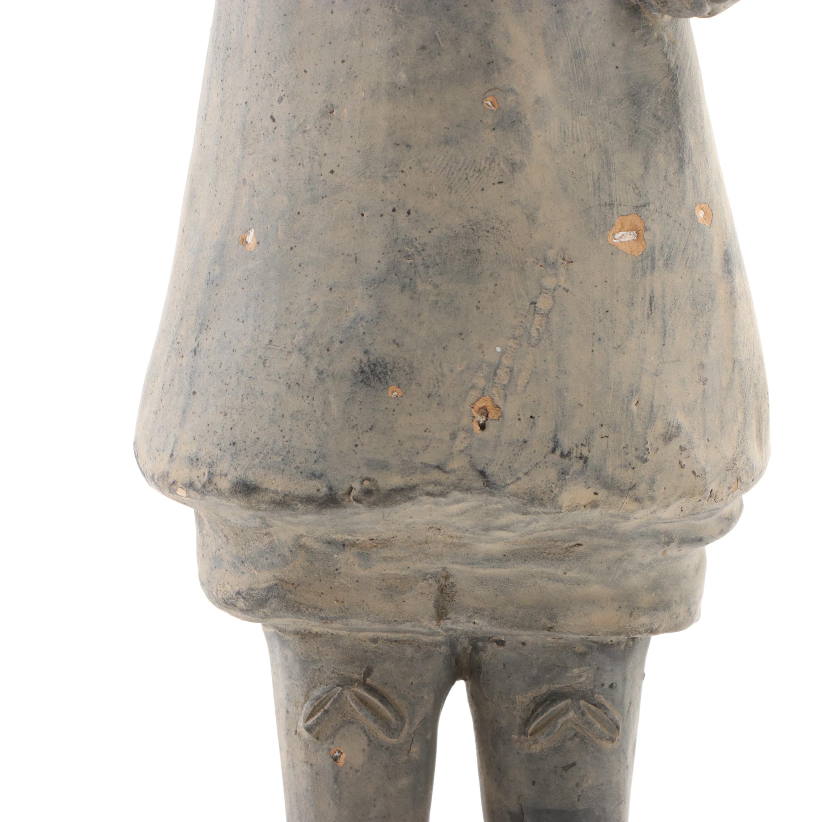 Qin Dynasty Terracotta Warrior Figurine with Presentation Box