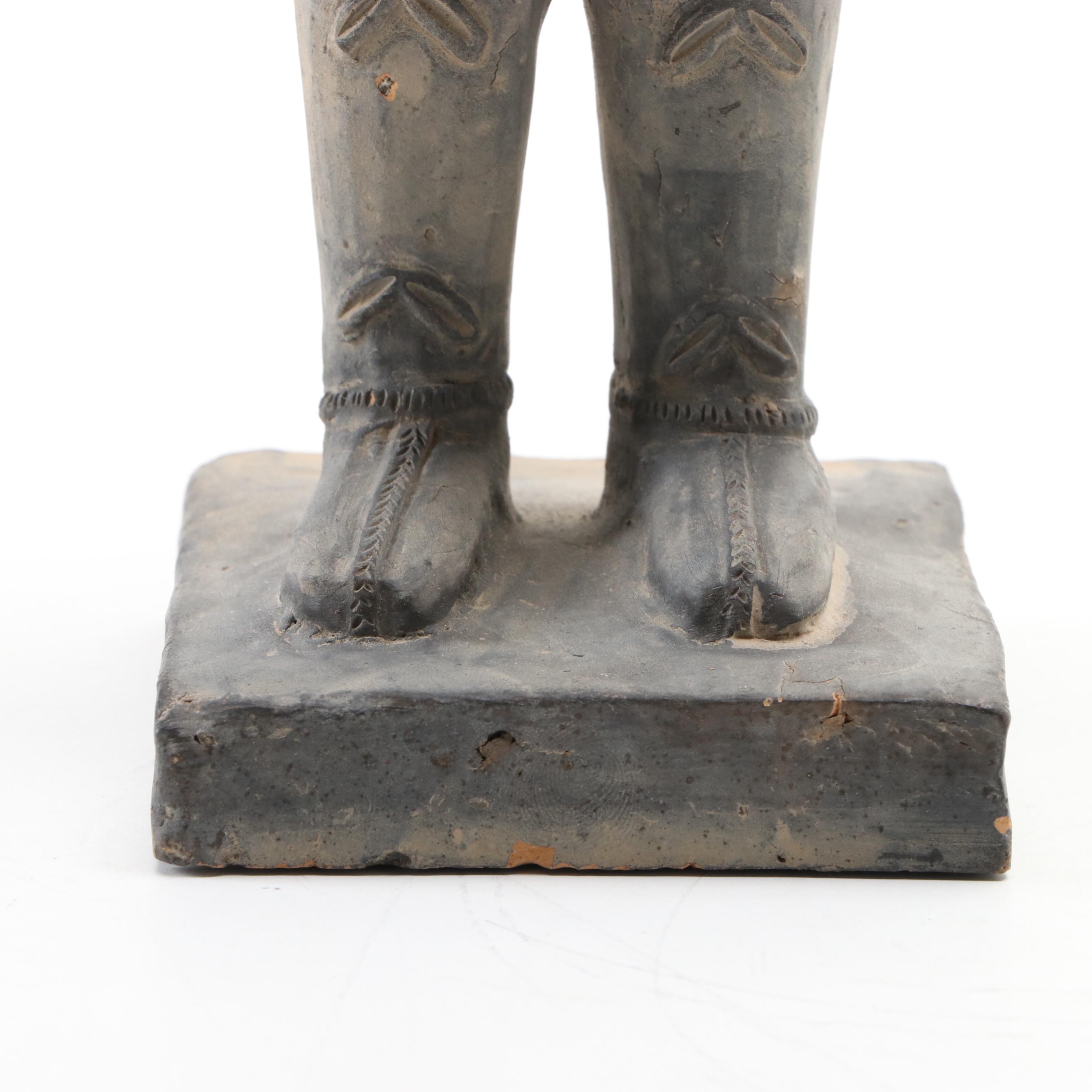 Qin Dynasty Terracotta Warrior Figurine with Presentation Box