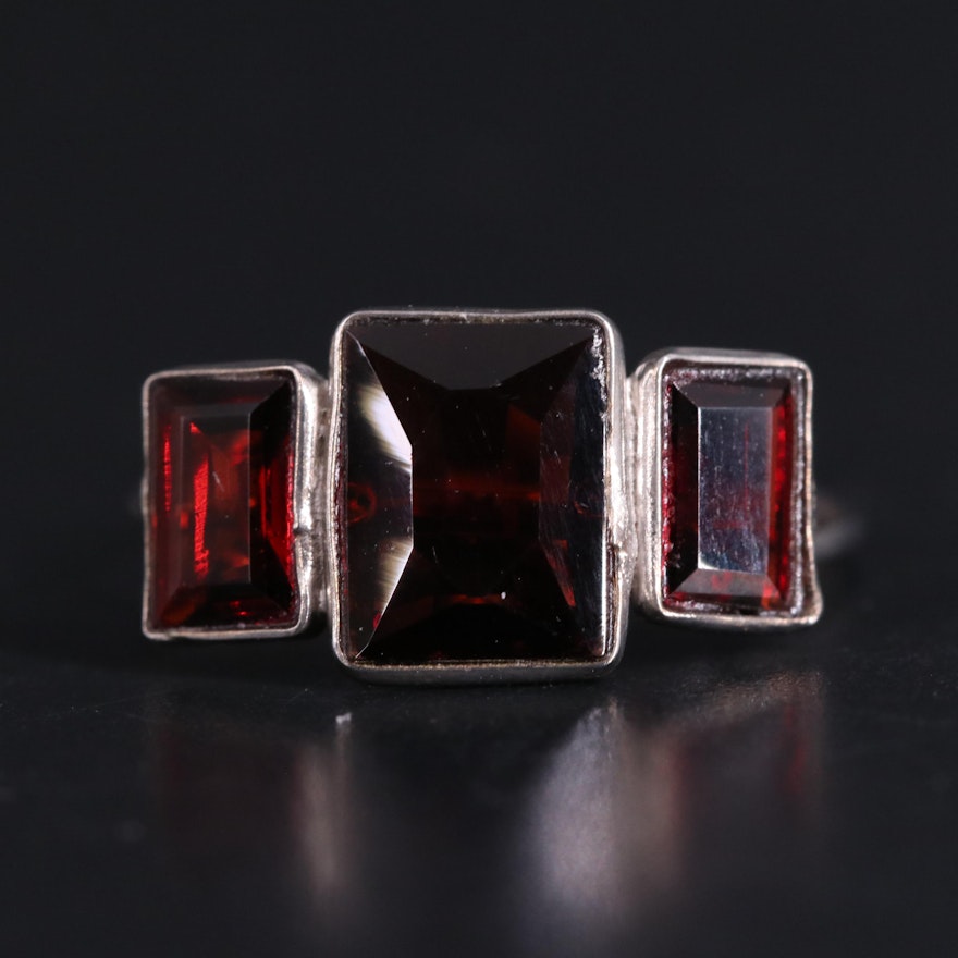 14K Garnet Ring