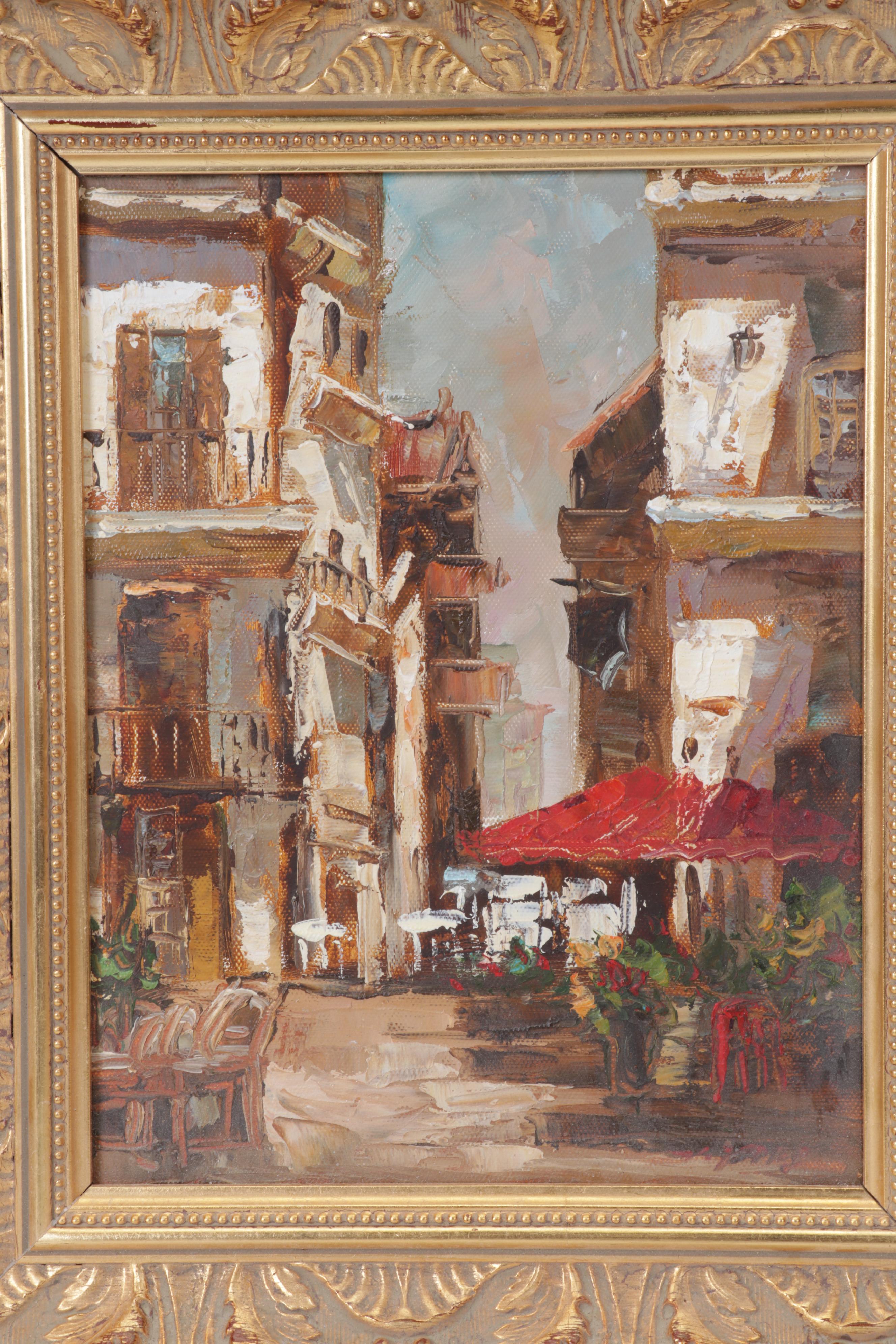 Rudolstadt Strauss & Söhne Porcelain Vase, Lamp, Cheese Keeper, Painting