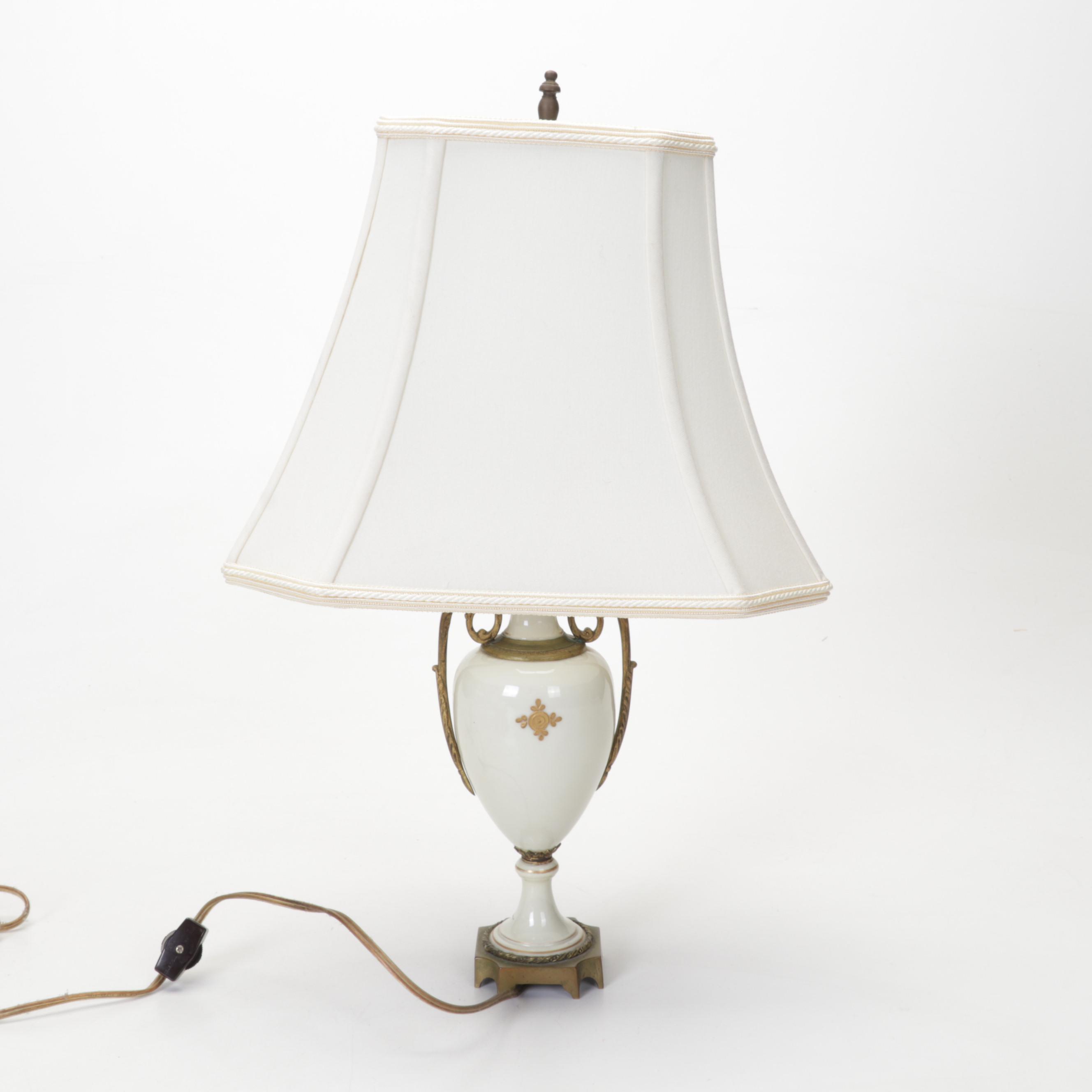 Rudolstadt Strauss & Söhne Porcelain Vase, Lamp, Cheese Keeper, Painting