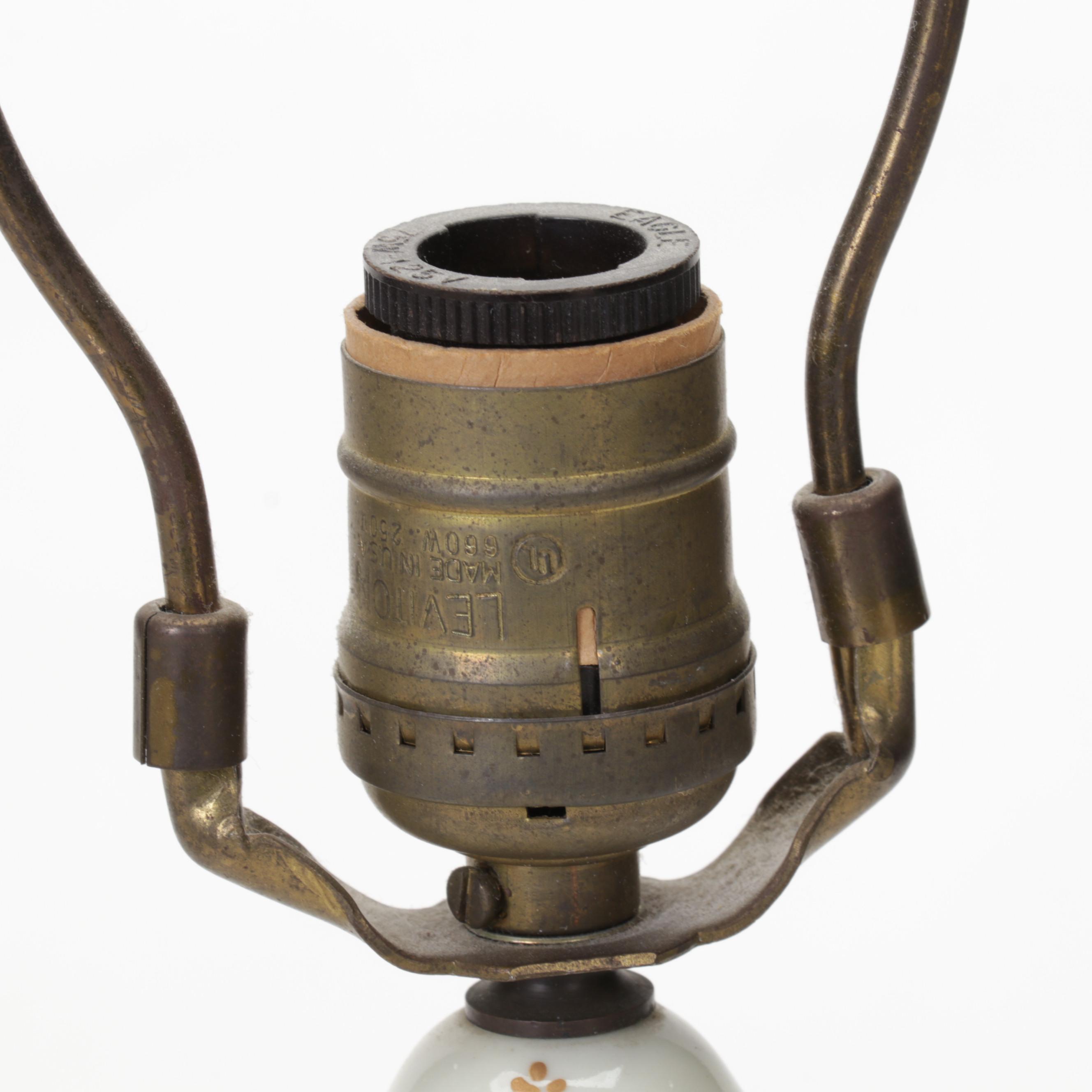 Rudolstadt Strauss & Söhne Porcelain Vase, Lamp, Cheese Keeper, Painting