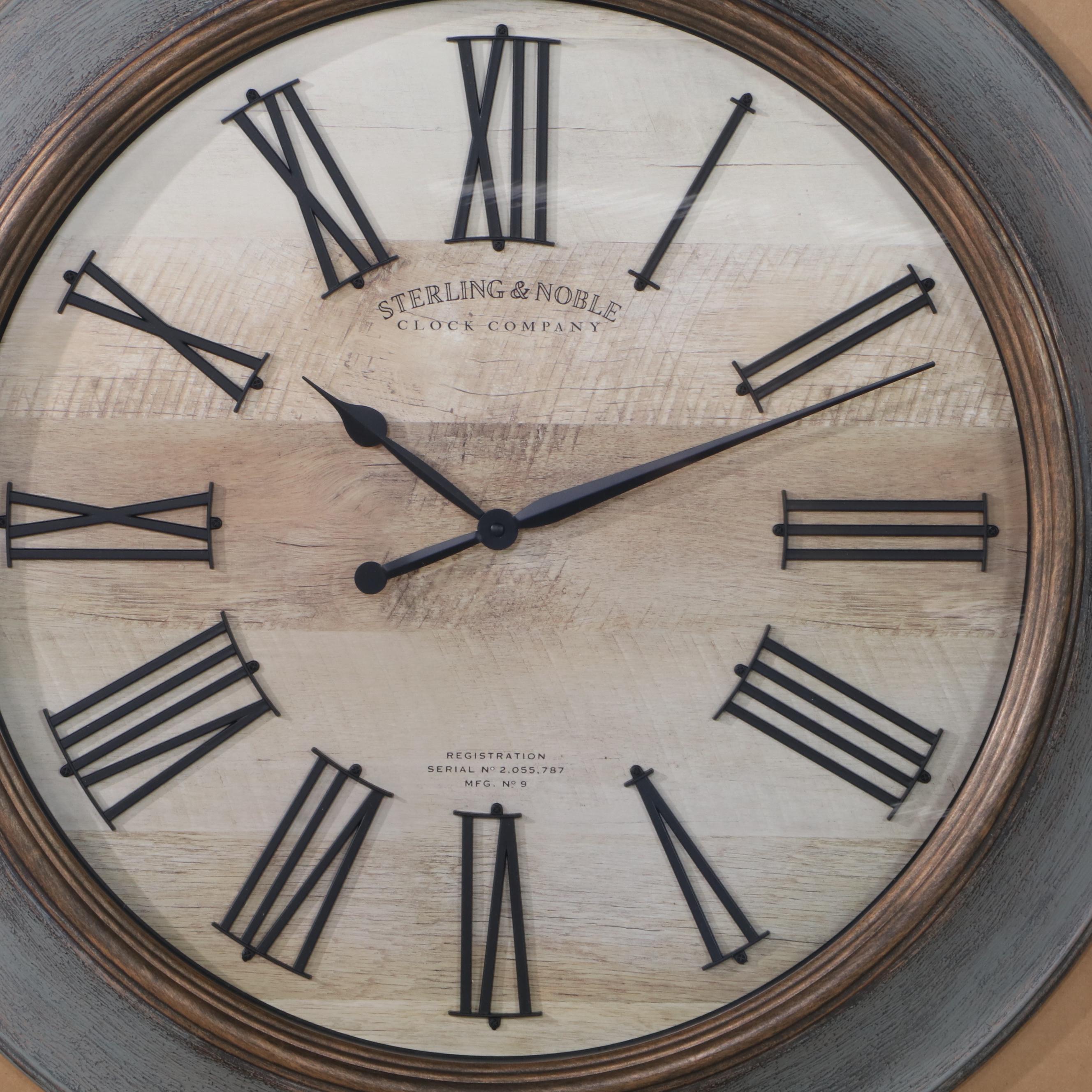 Sterling & Noble 30" Wall Clock