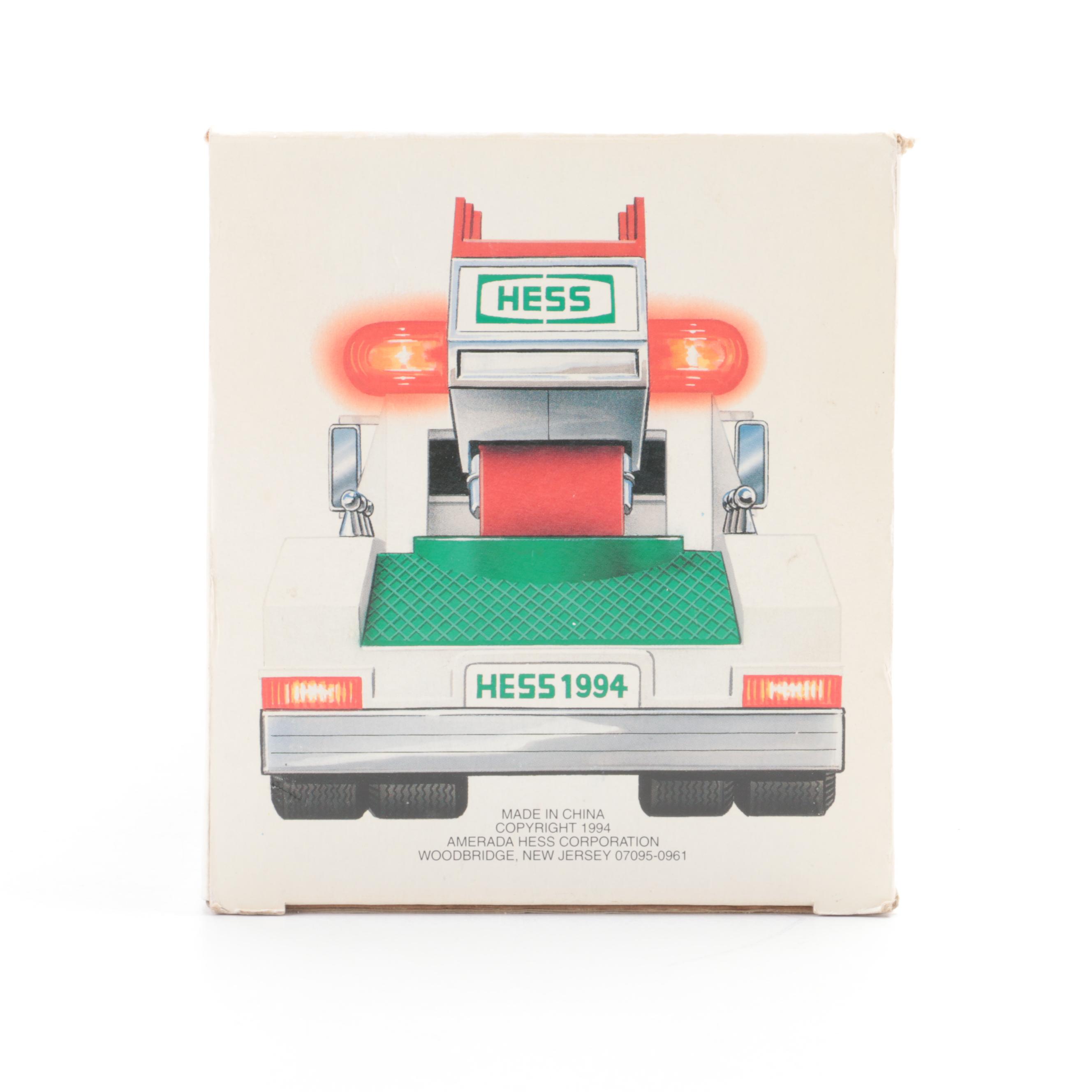 Hess Toy Trucks with Miniatures, Firetruck, Helicopter, More, 1990s–2000s