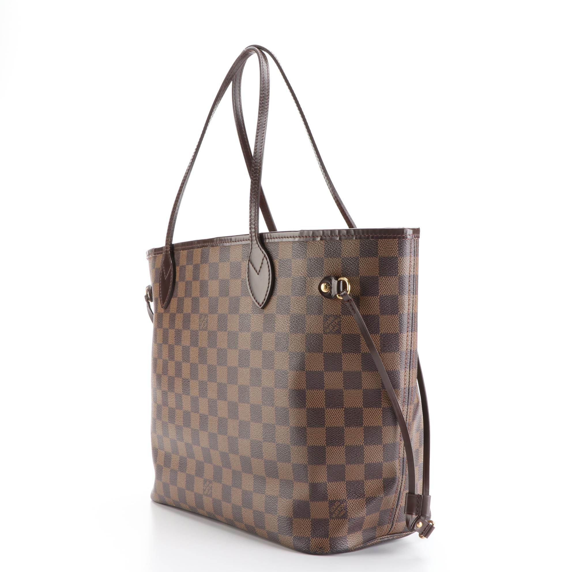 Louis Vuitton Neverfull MM in Damier Ebene Canvas