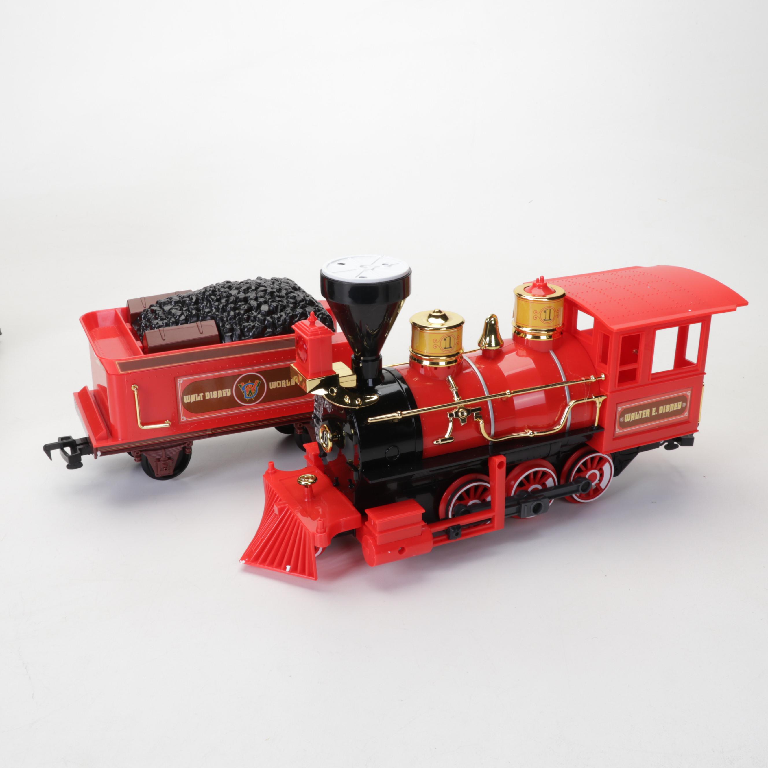 Walt Disney World Battery Operated Train Set with Disney Character Figurines