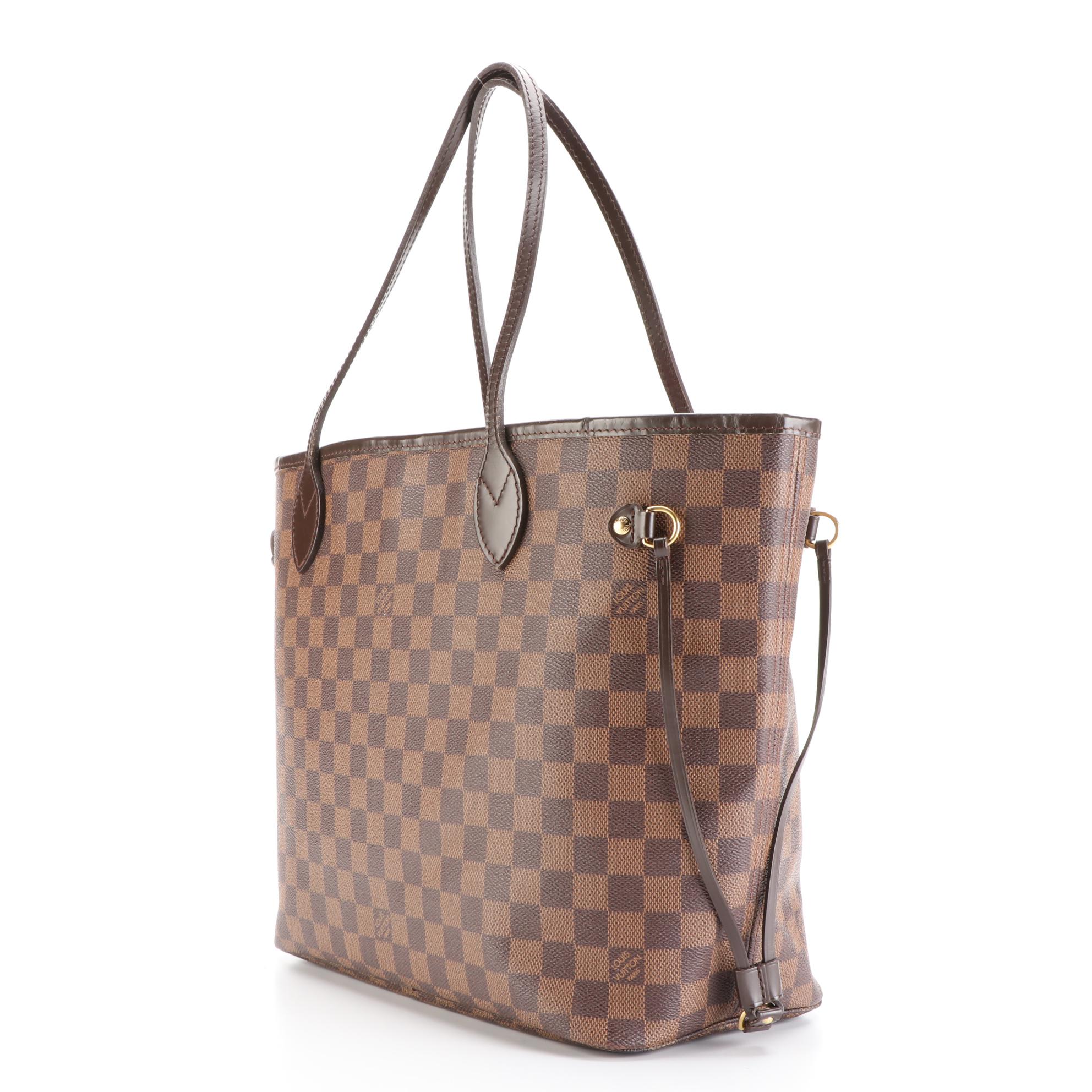 Louis Vuitton Neverfull MM in Damier Ebene Canvas