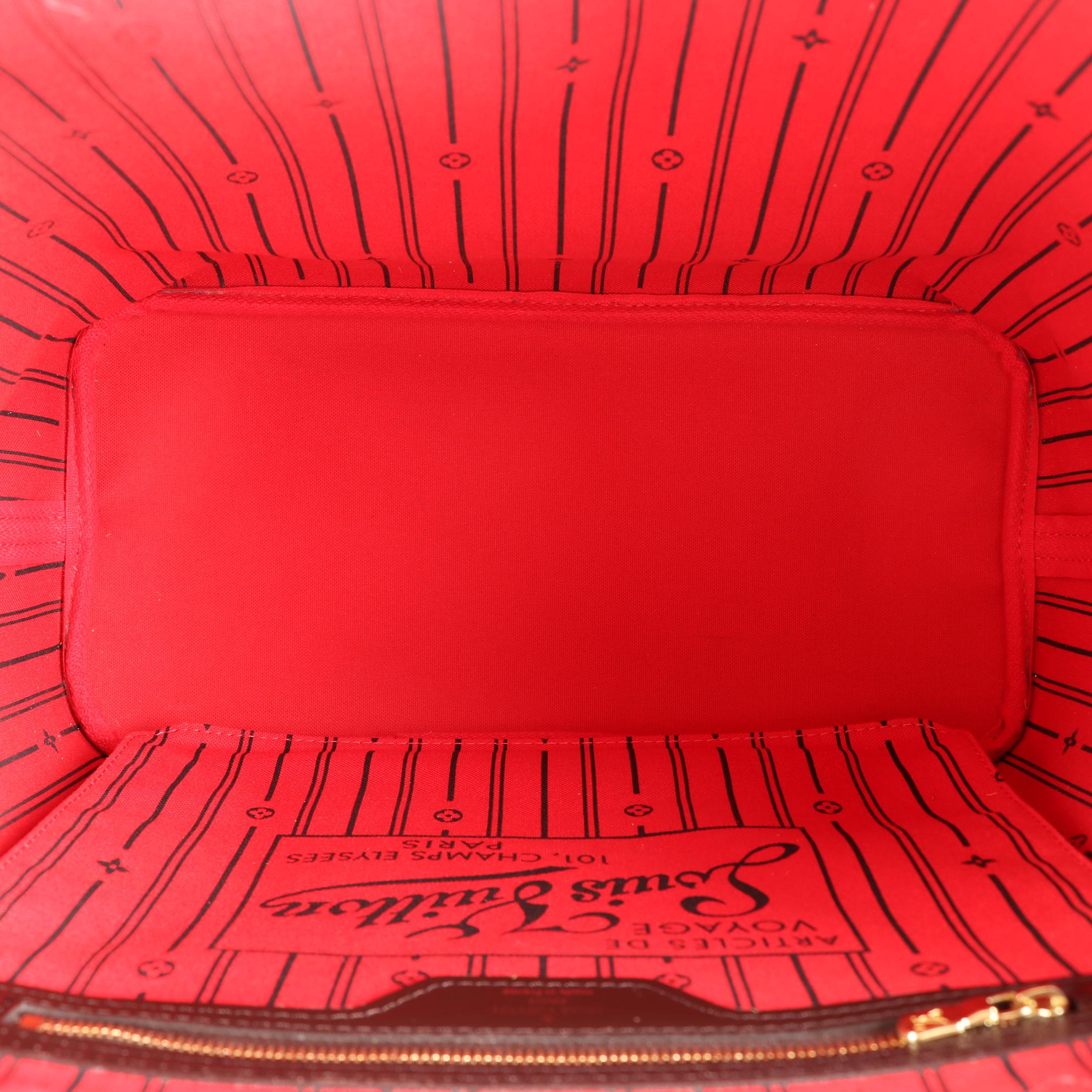 Louis Vuitton Neverfull MM in Damier Ebene Canvas