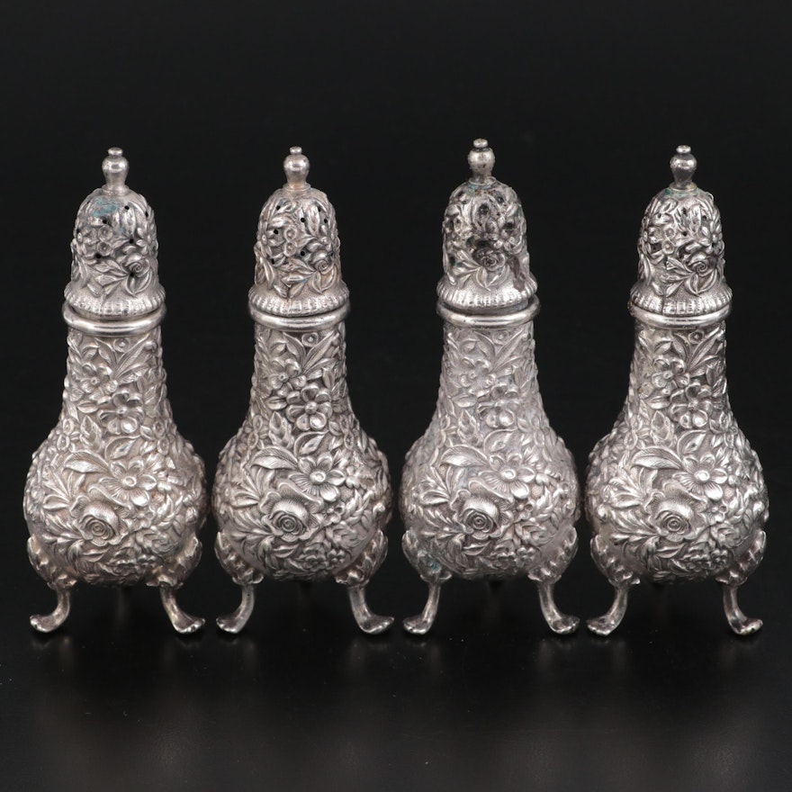 S. Kirk & Son "Repoussé" Sterling Silver Shakers