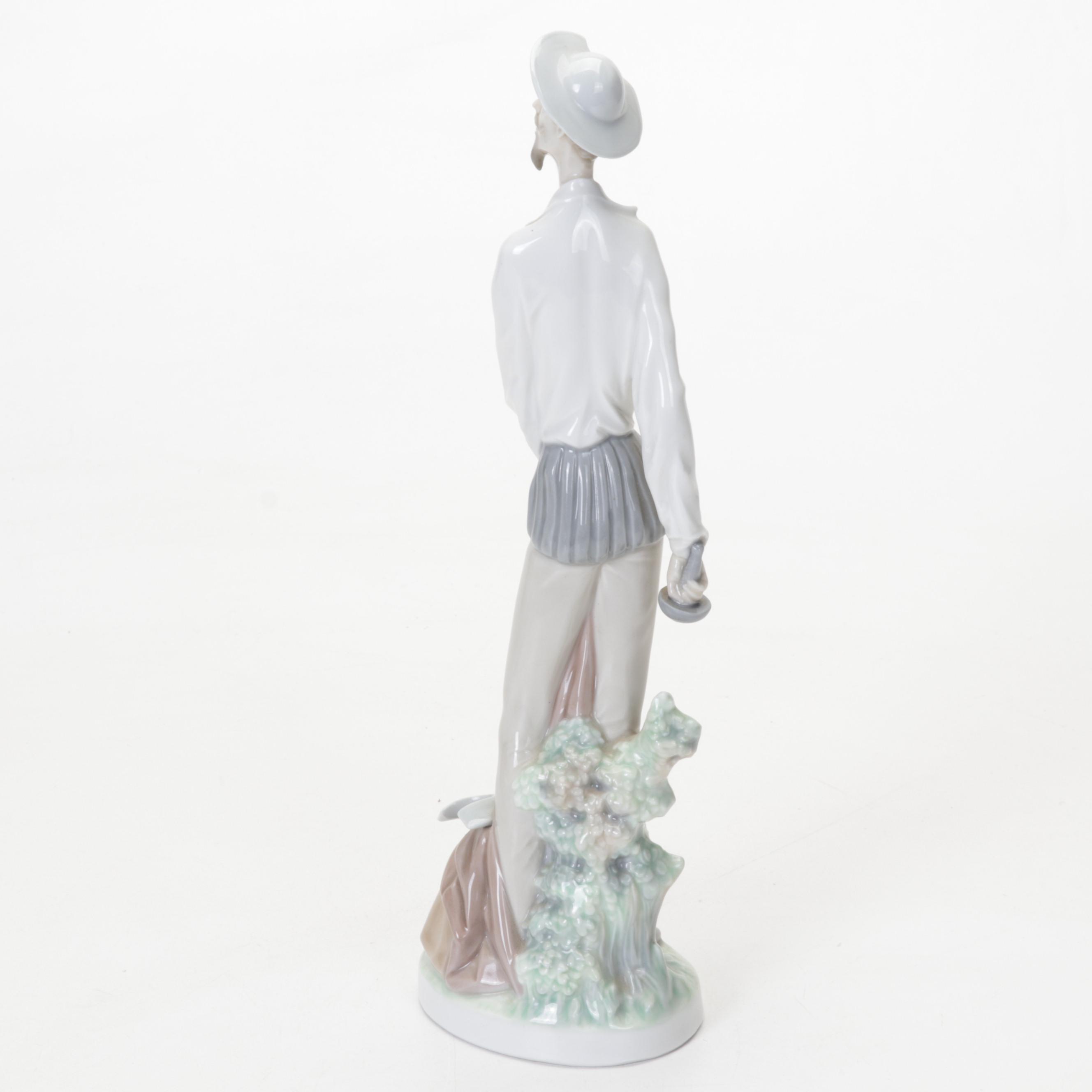 Lladró Porcelain "Don Quixote Standing Up" and Other Figurine