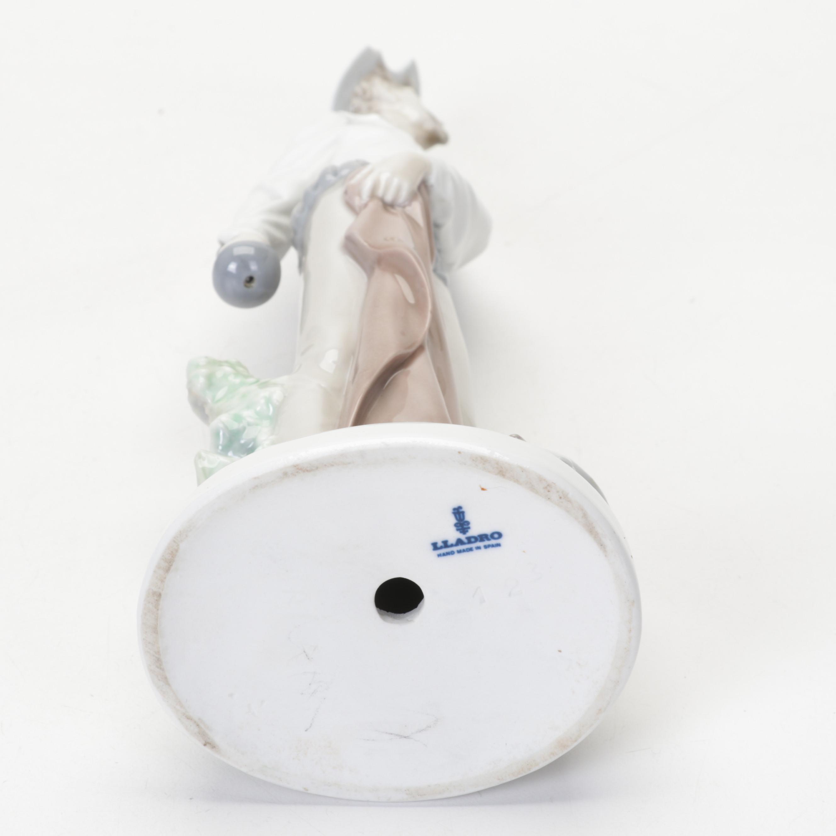 Lladró Porcelain "Don Quixote Standing Up" and Other Figurine