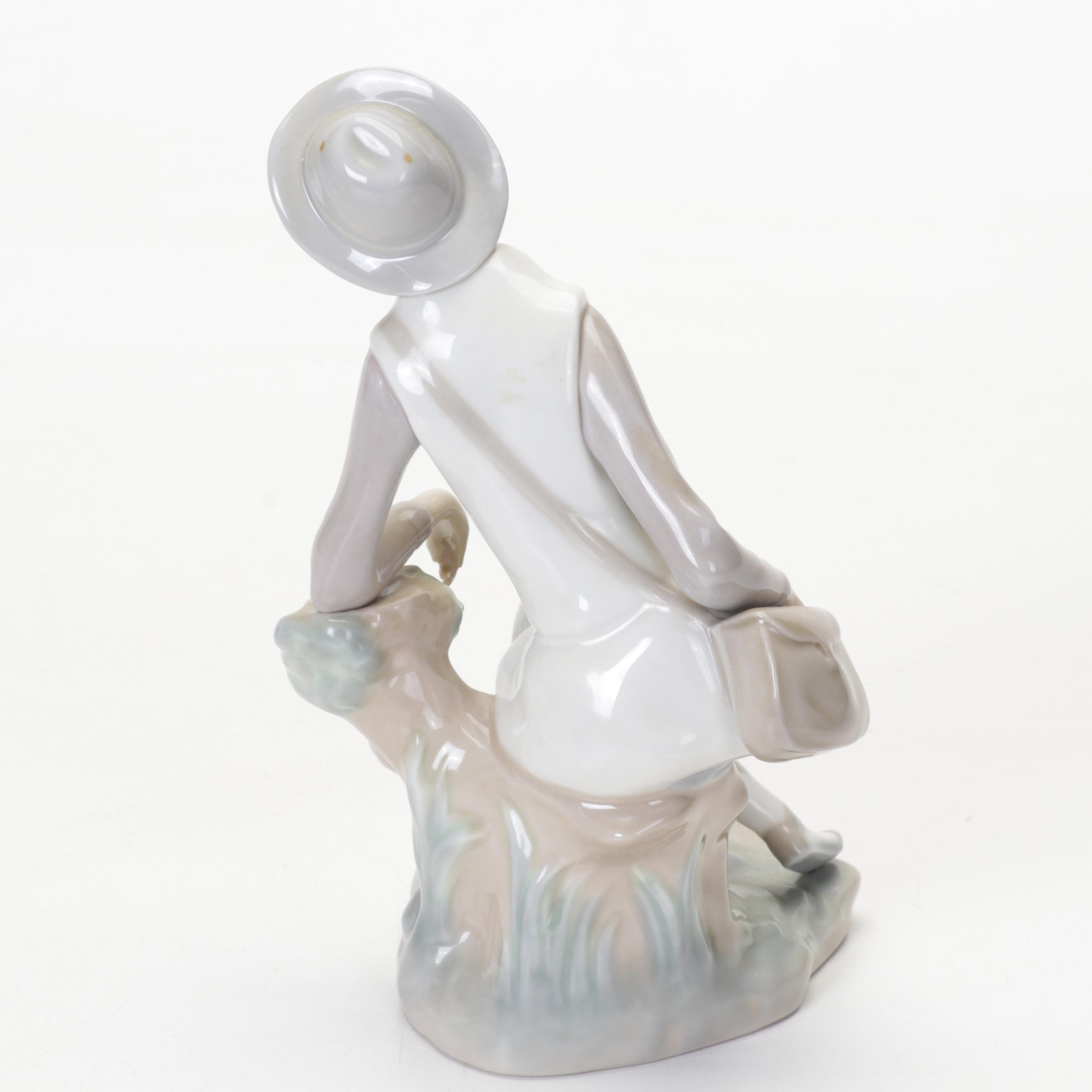 Lladró Porcelain "Don Quixote Standing Up" and Other Figurine