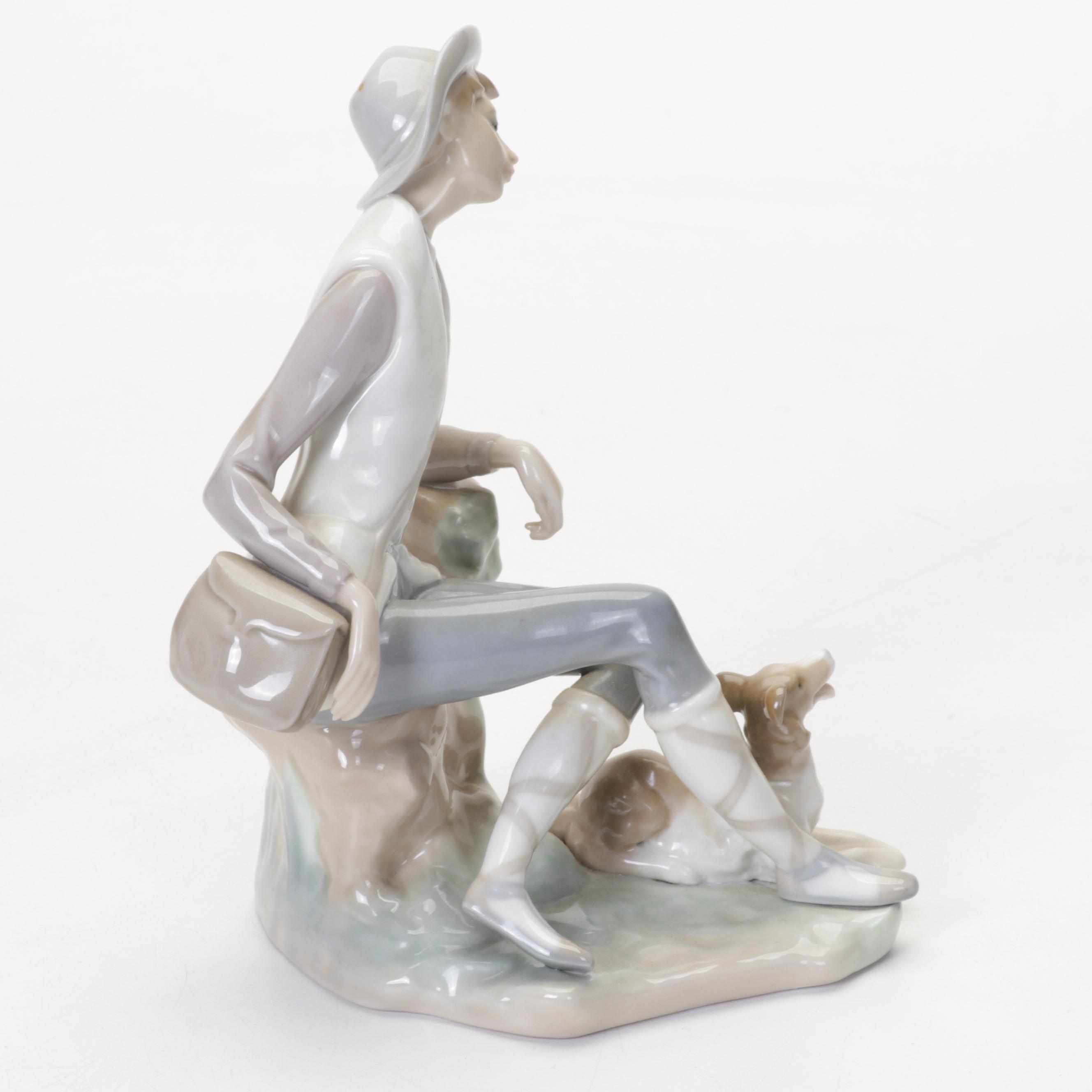 Lladró Porcelain "Don Quixote Standing Up" and Other Figurine
