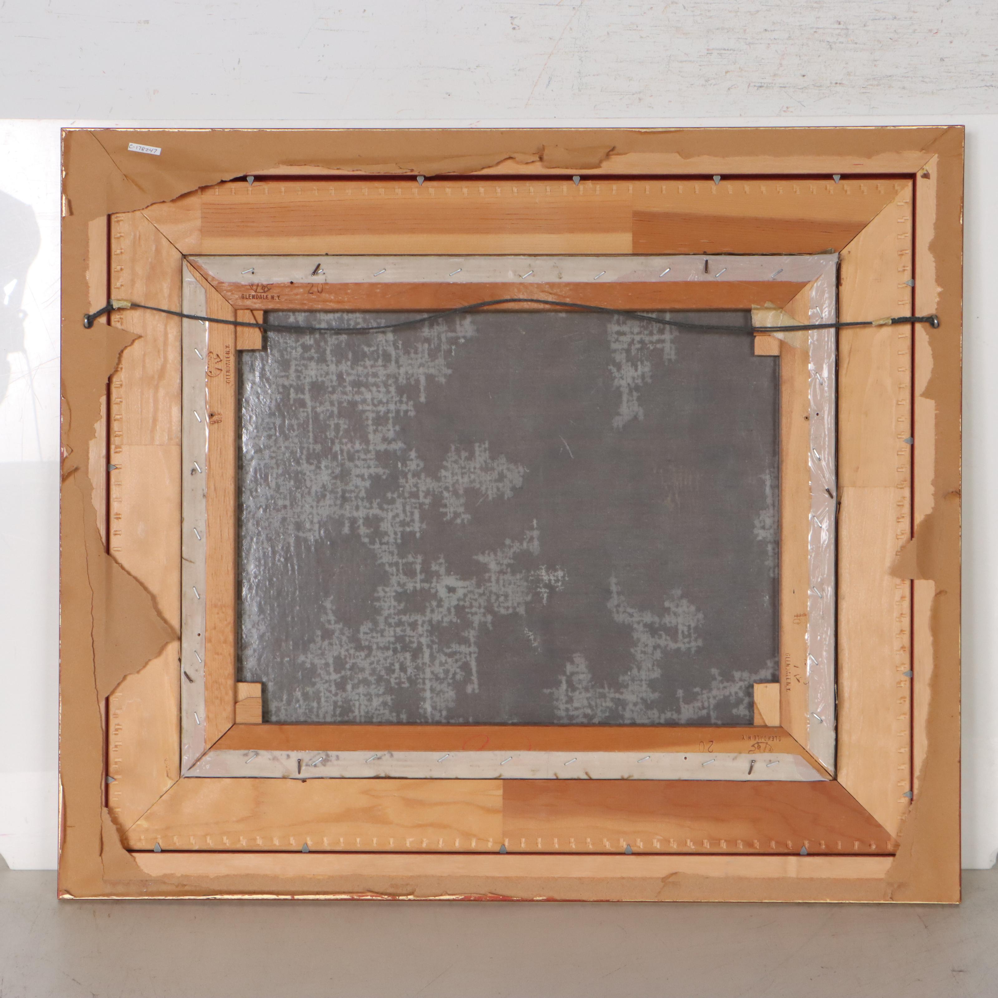 Charles Alfred Meurer Landscape With Sheep Oil Painting, 1919