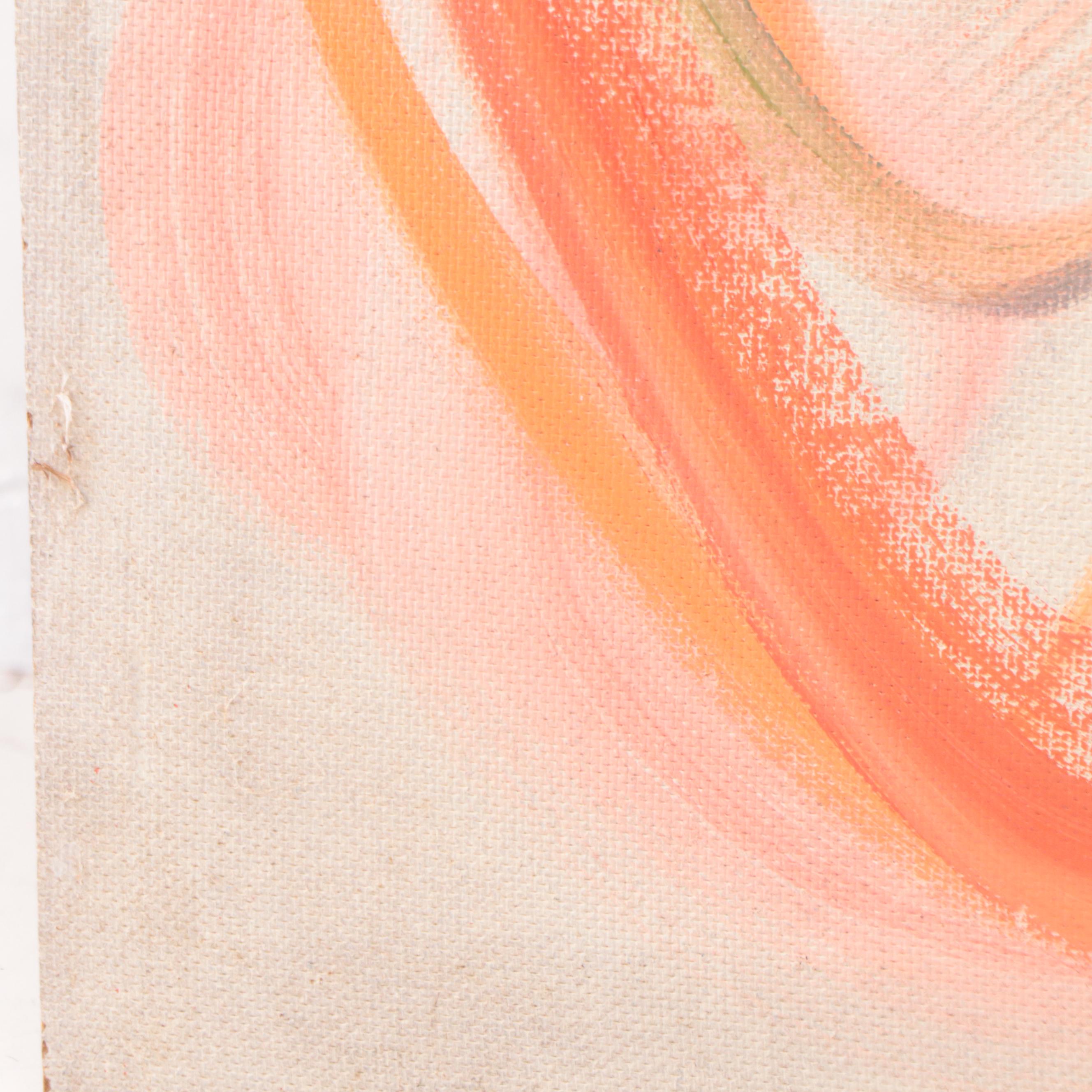 Bill Martin Abstract Oil Painting of Interior