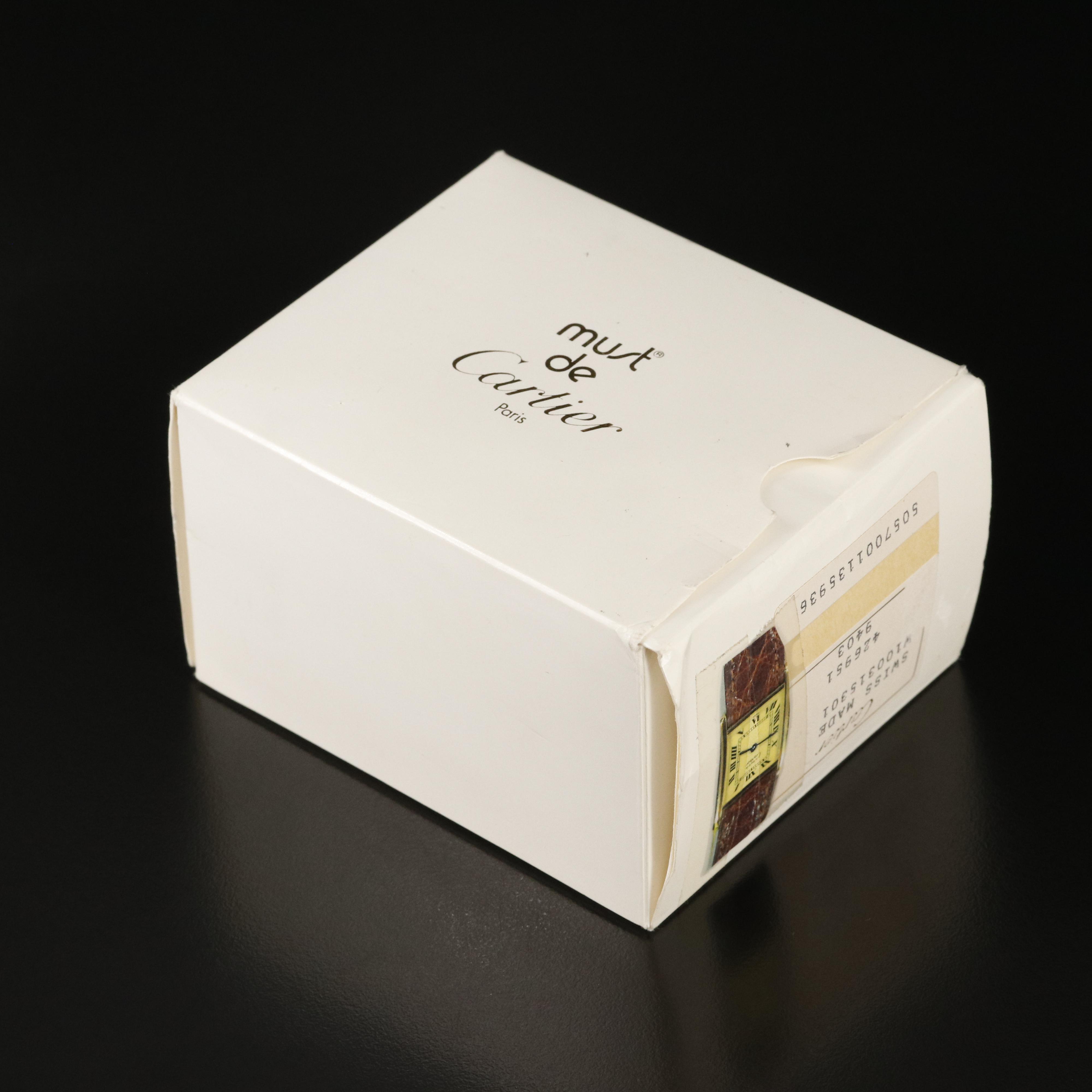 Cartier Must De Cartier Tank Watch