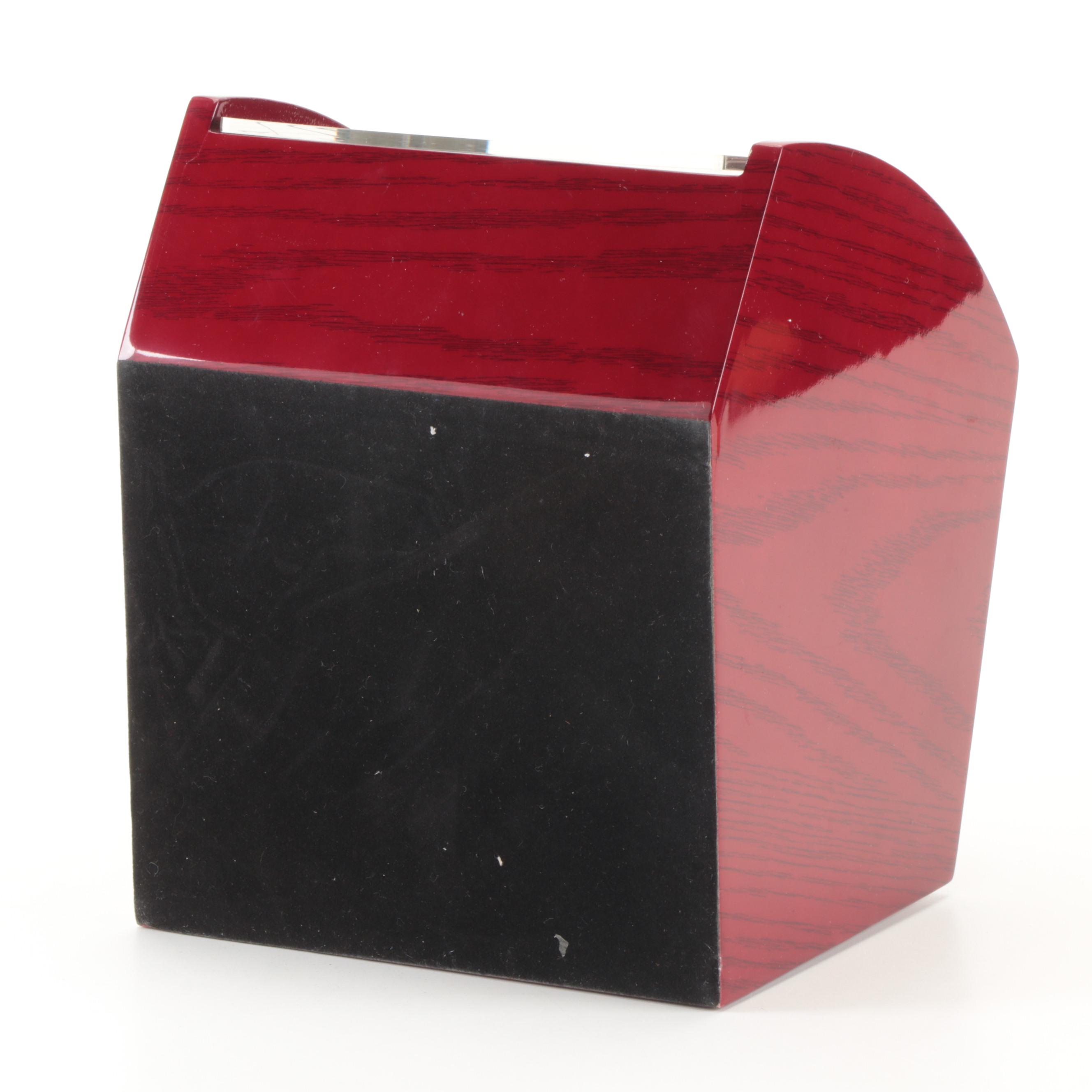 Contemporary Dual Turntable Watch Winder with High Gloss Finish