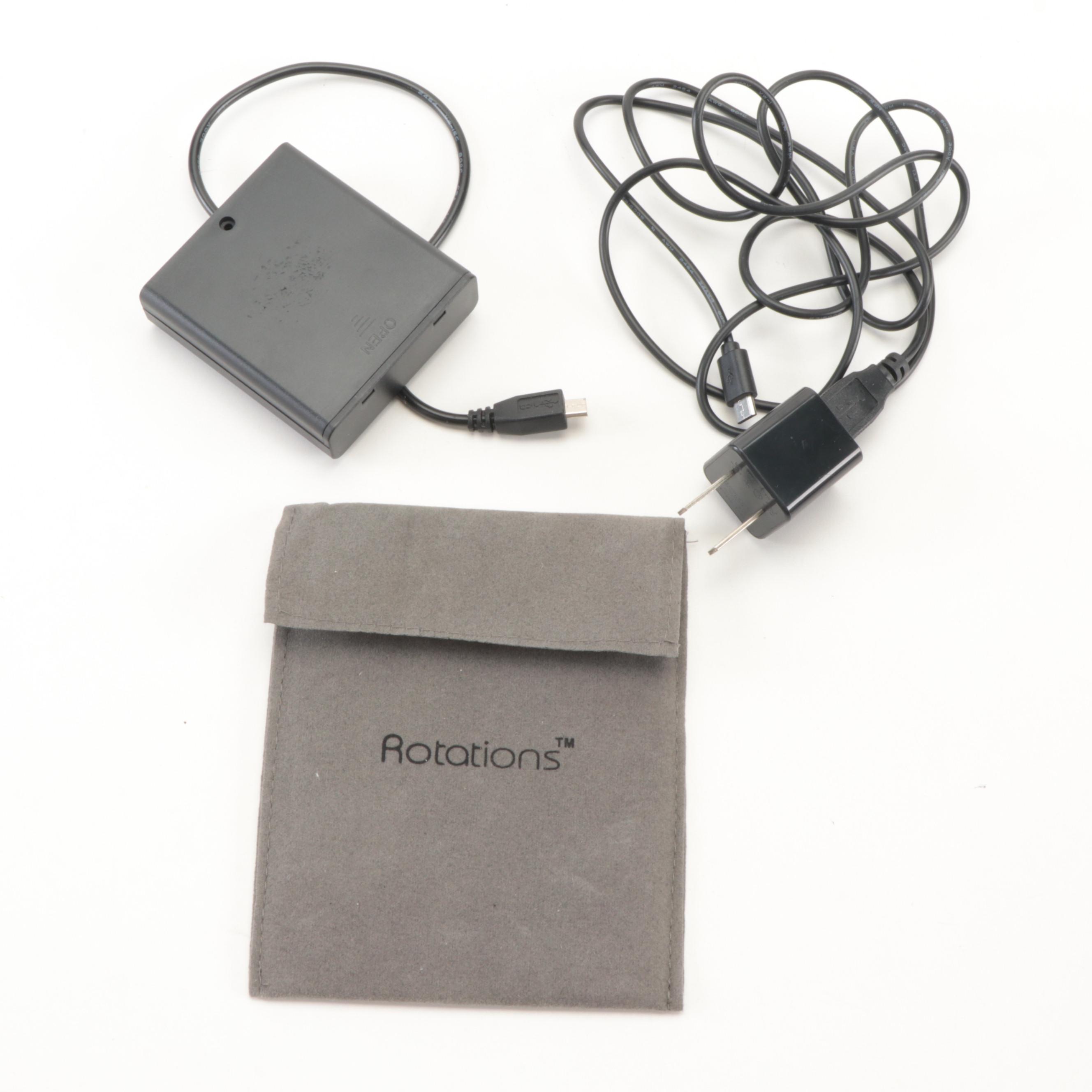 Contemporary Dual Turntable Watch Winder with High Gloss Finish