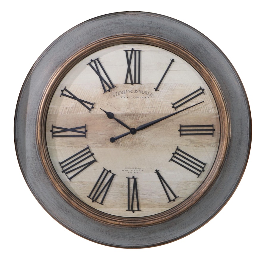 Sterling & Noble 30" Wall Clock