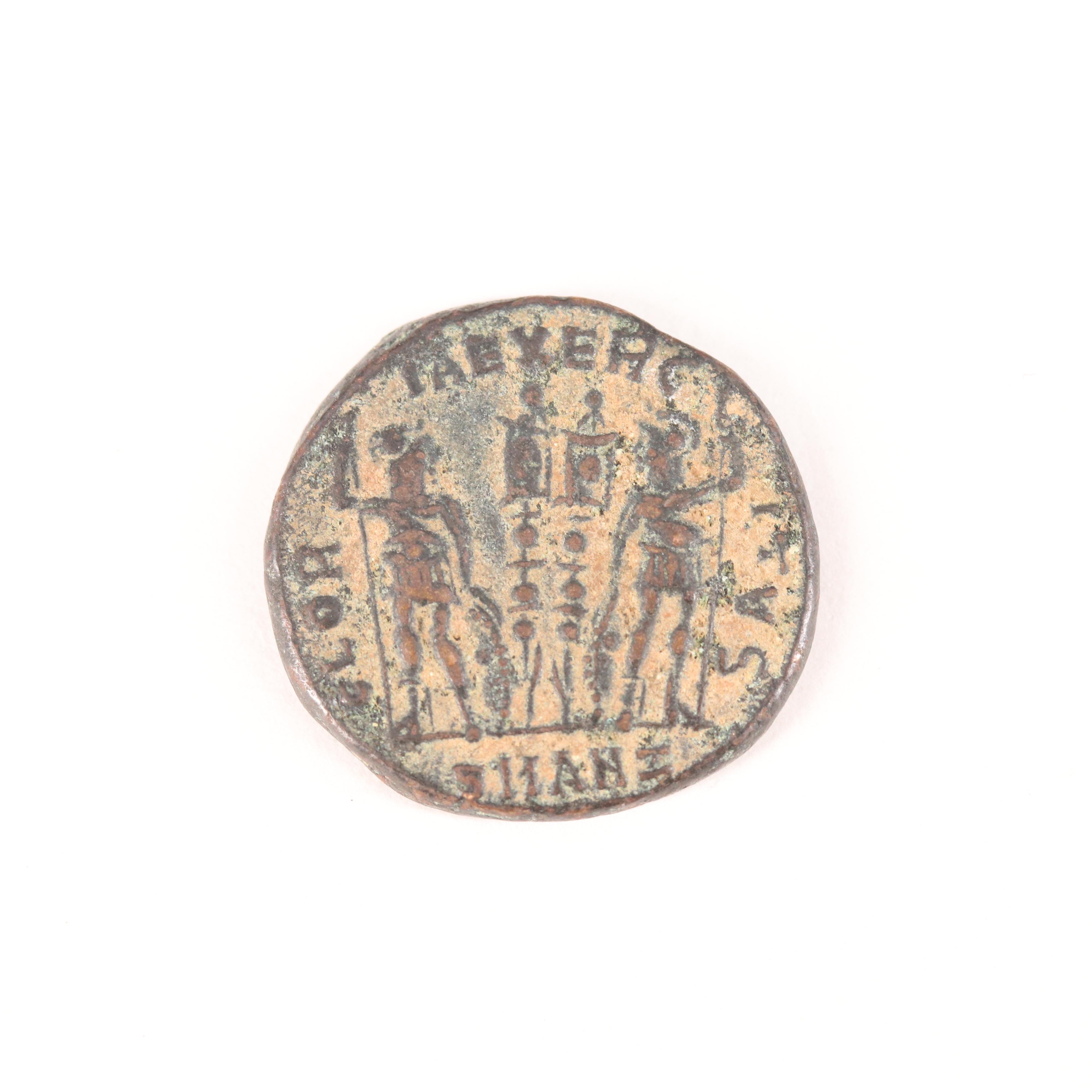 Ancient Roman Imperial AE4 Coin of Constantine II, ca. 340 AD