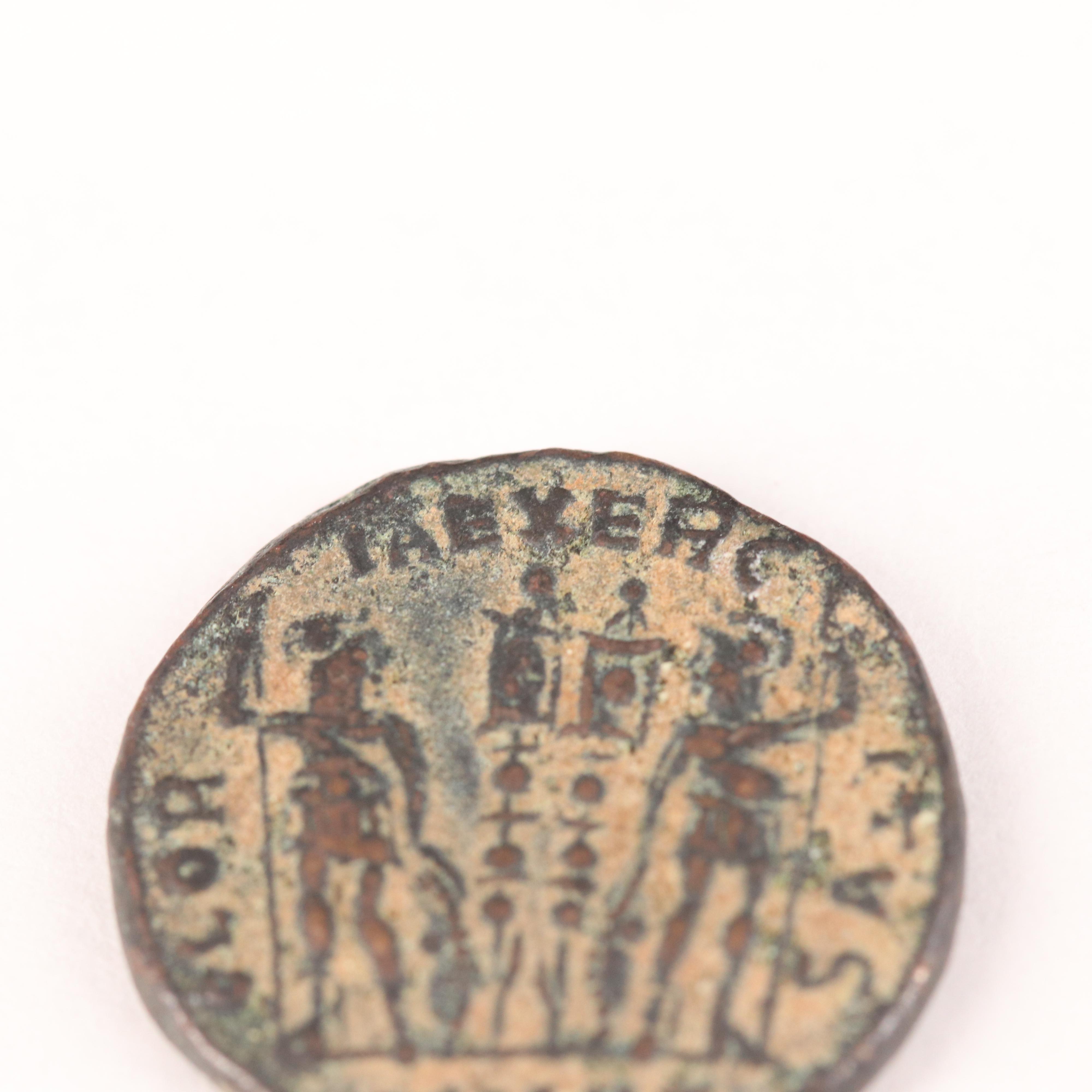 Ancient Roman Imperial AE4 Coin of Constantine II, ca. 340 AD