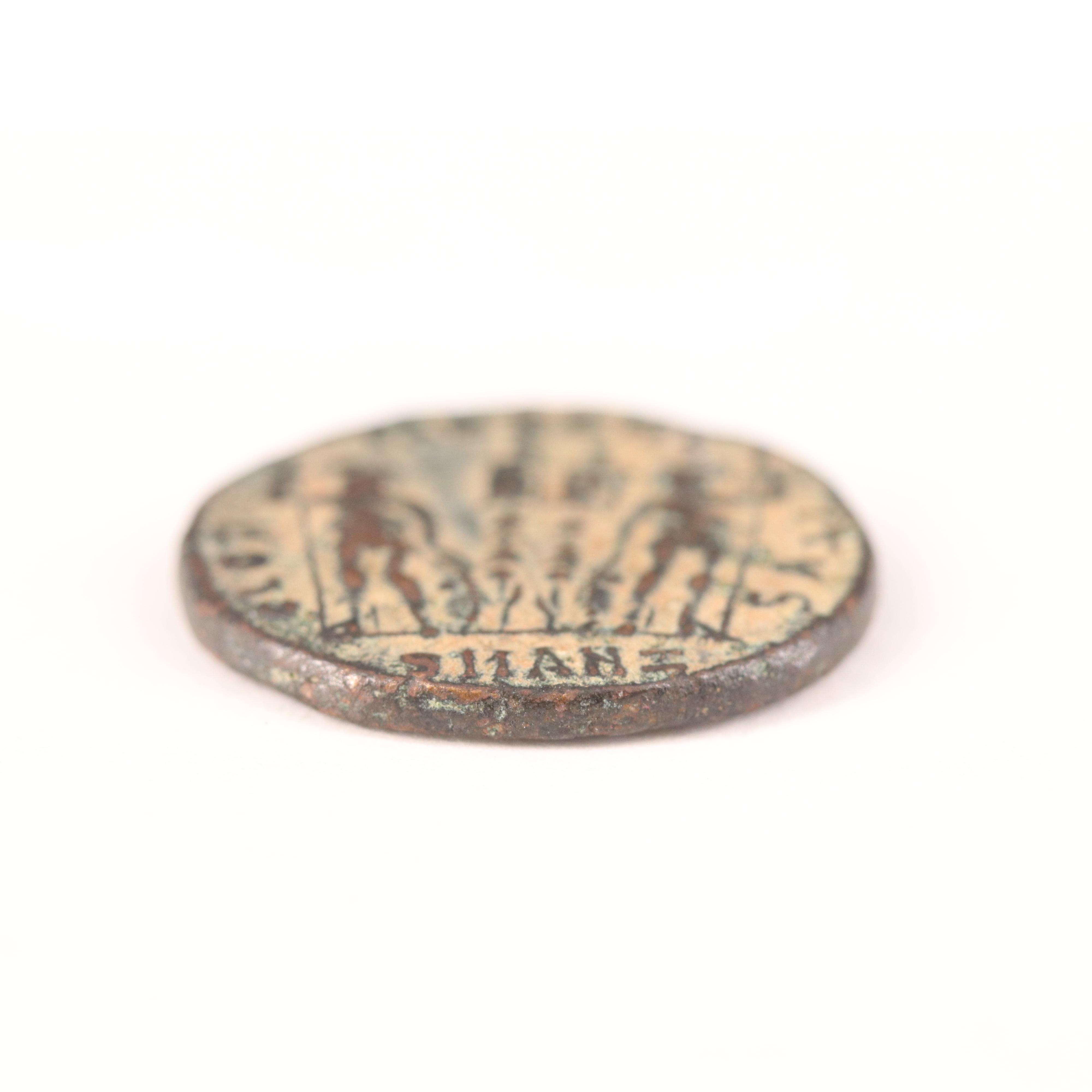 Ancient Roman Imperial AE4 Coin of Constantine II, ca. 340 AD