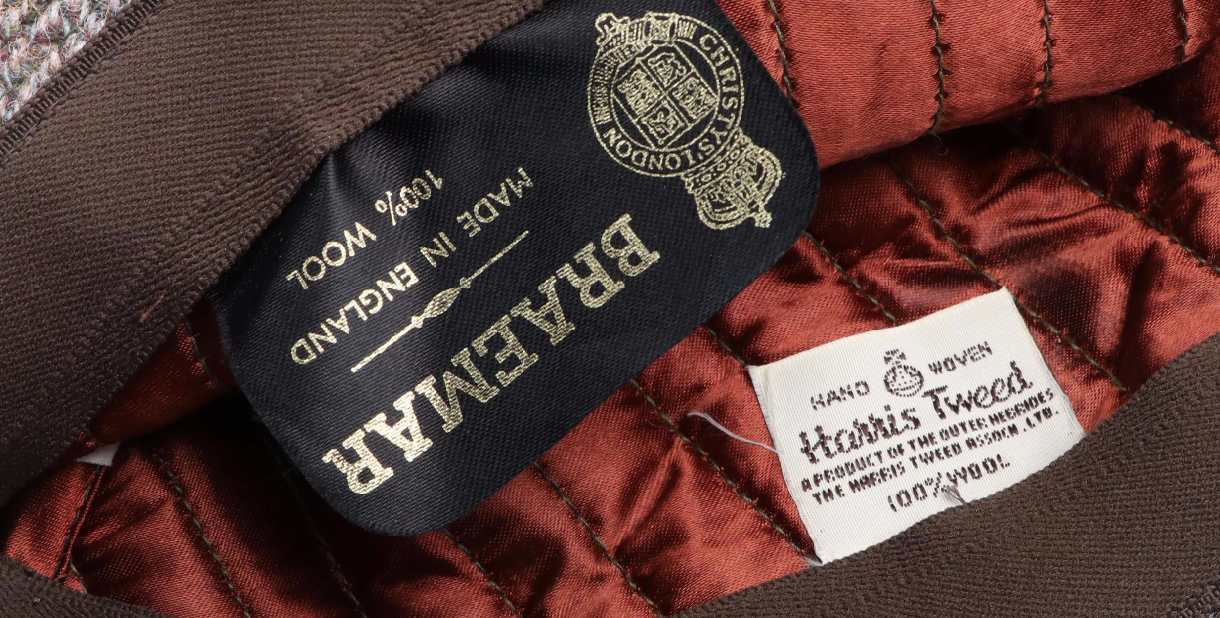 Braemar Harris Tweed Bucket Hat and New York Hat Co. Suede Cap