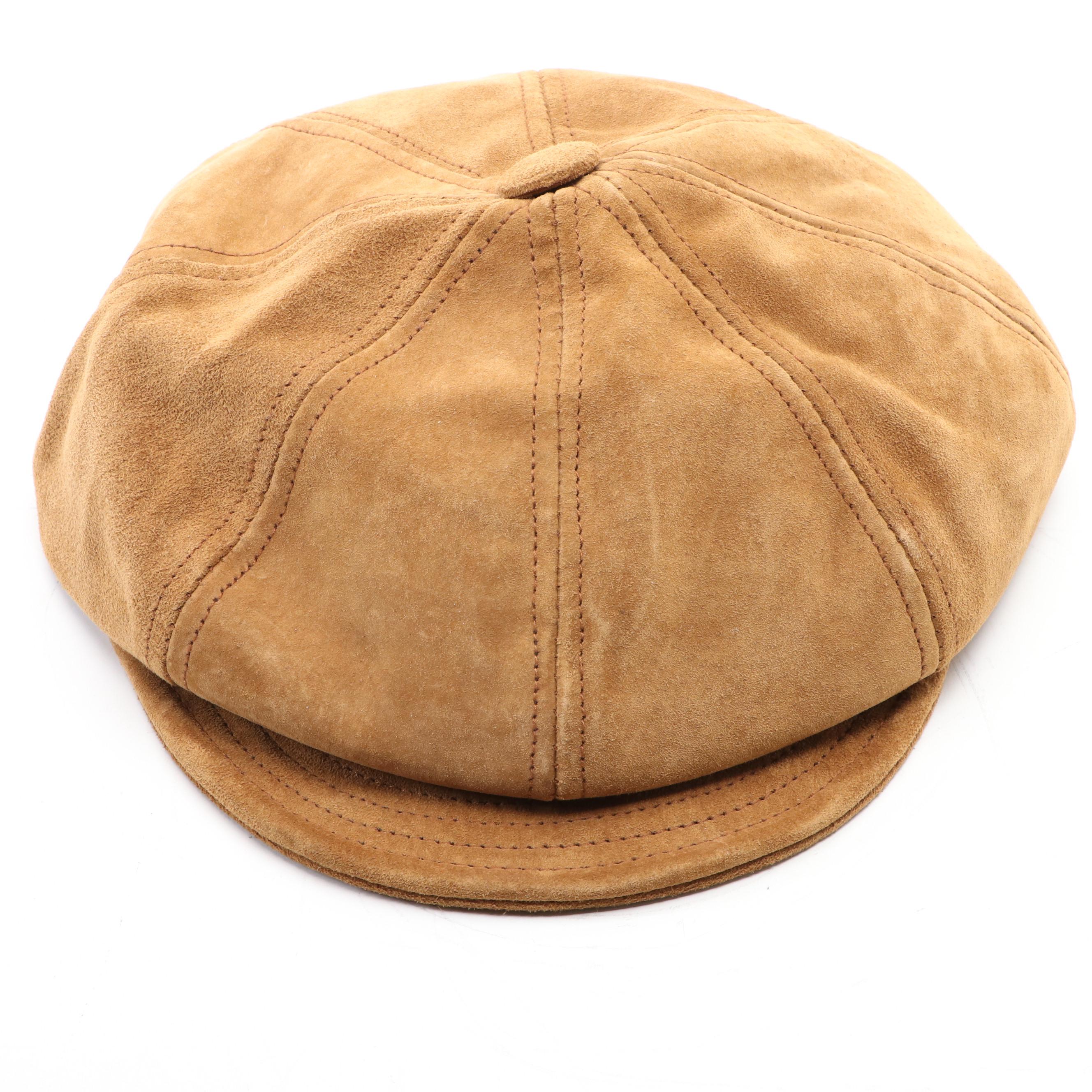 Braemar Harris Tweed Bucket Hat and New York Hat Co. Suede Cap