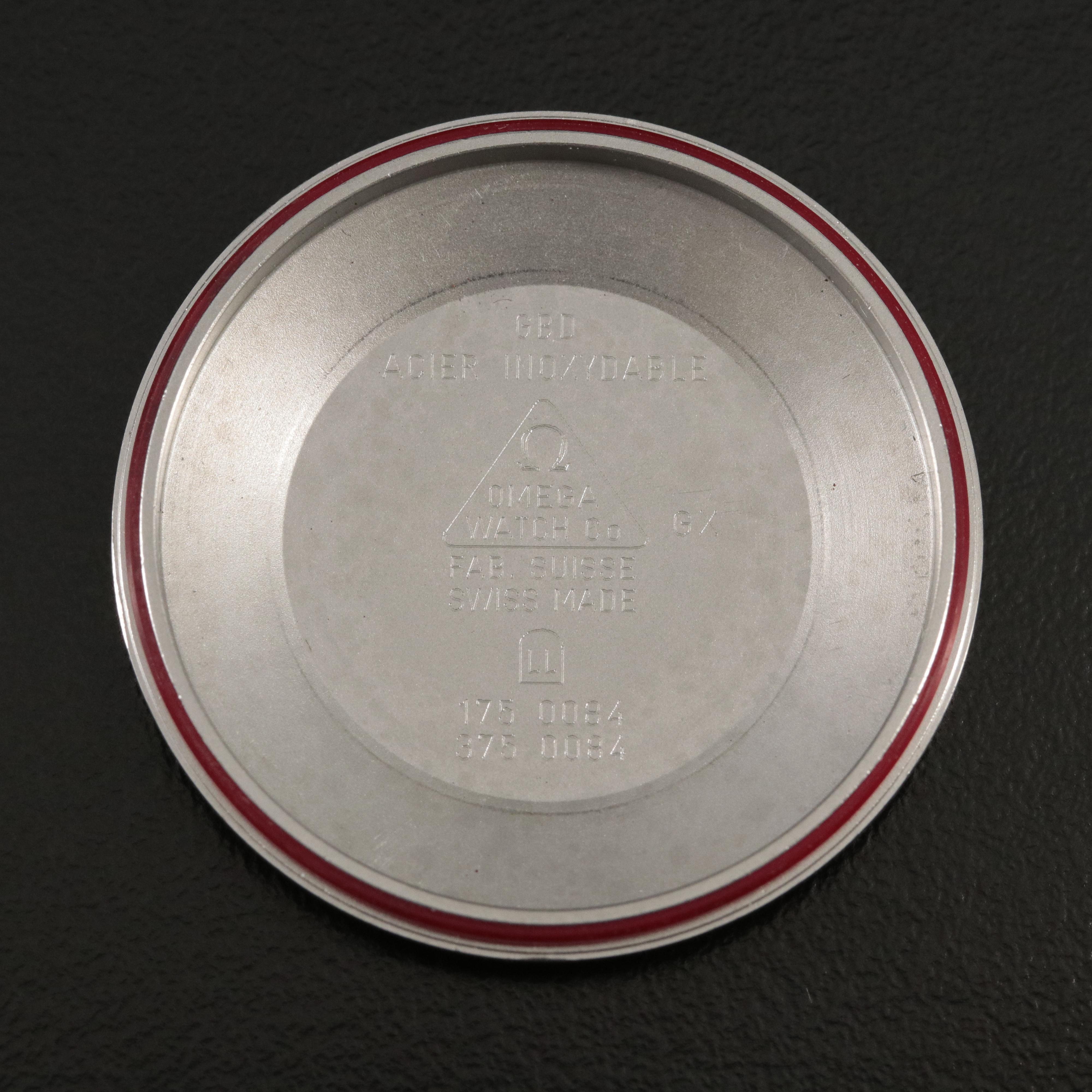 1999 Omega Speedmaster Triple Calendar Stainless Steel Watch