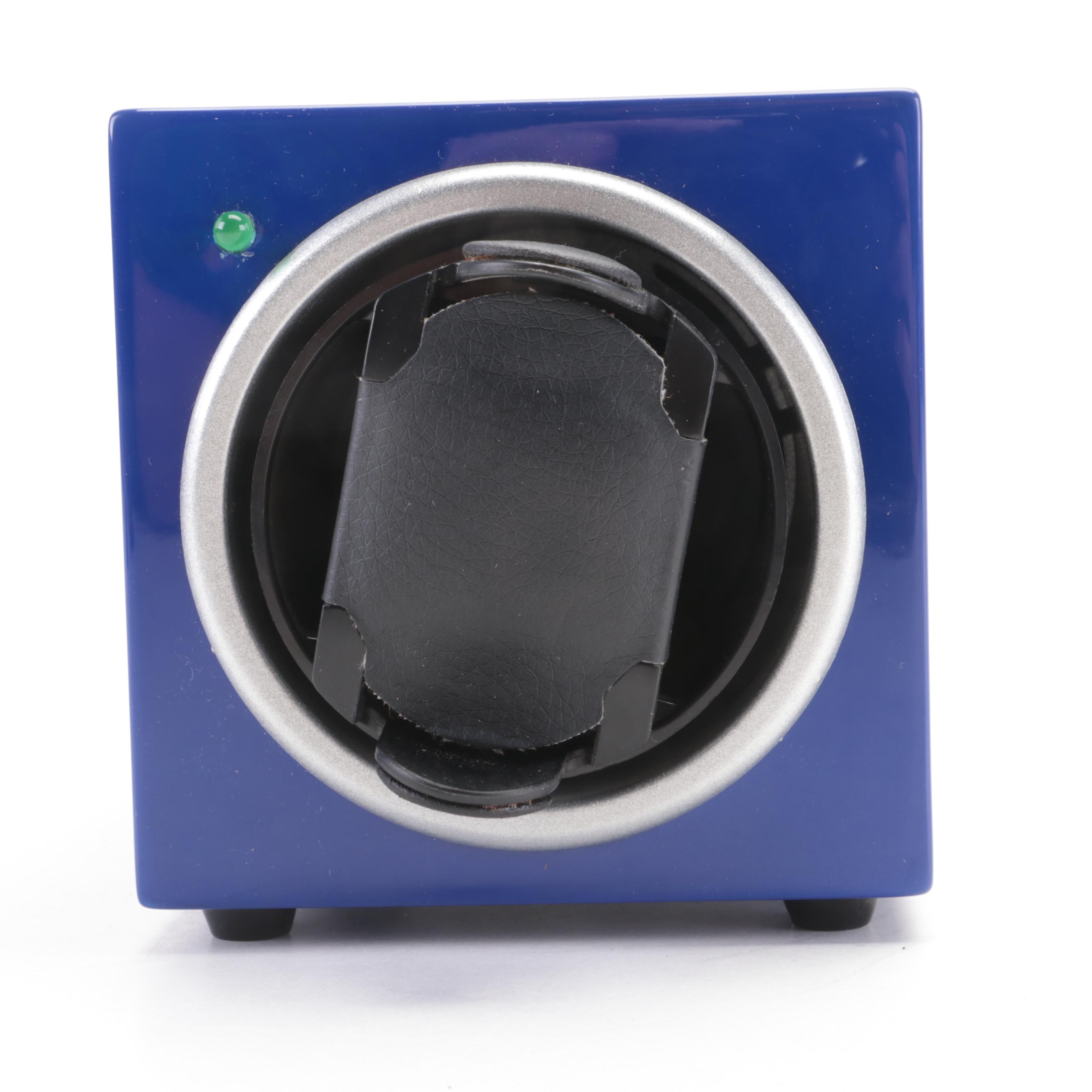 Red and Blue Lacquer Single Watch Winders