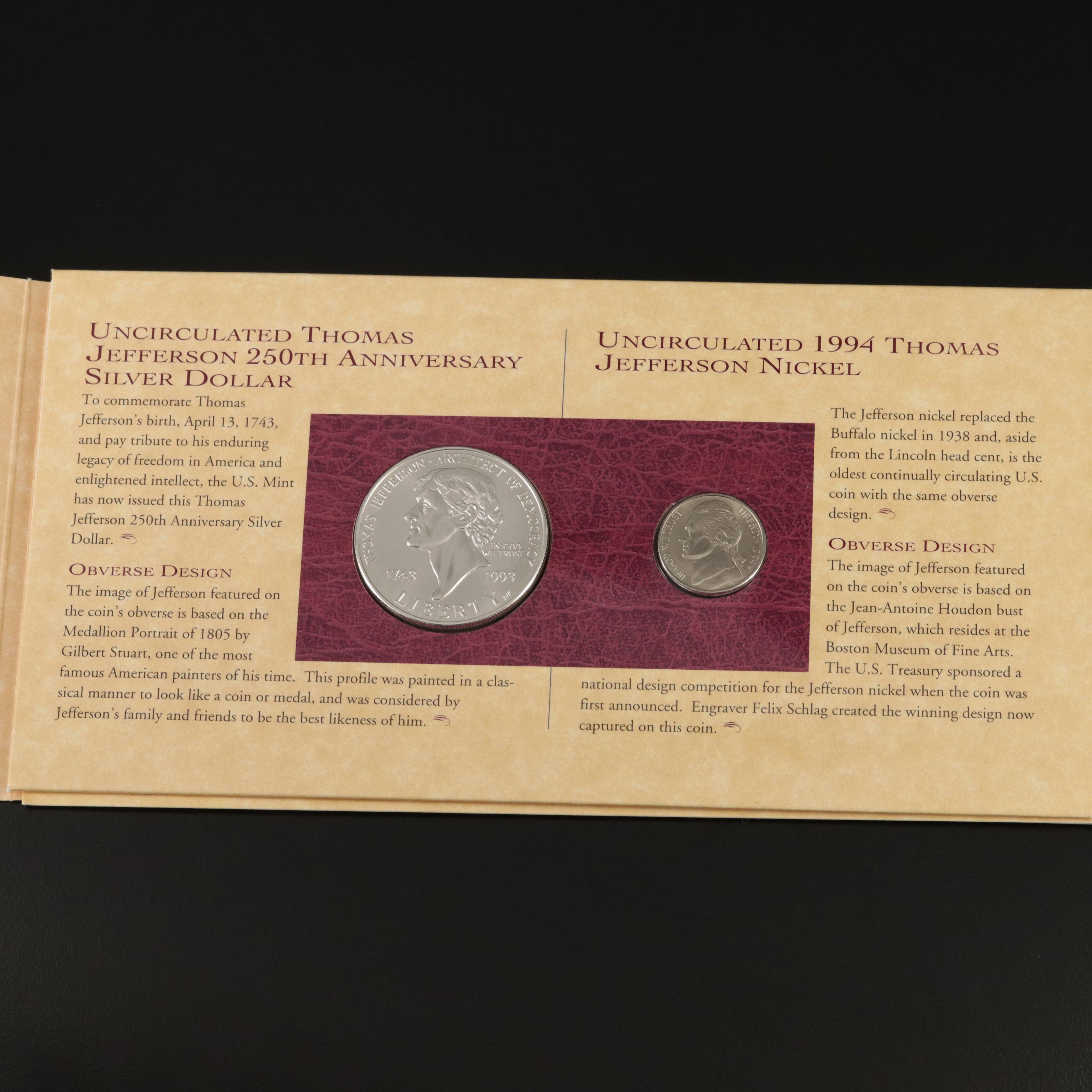 "Thomas Jefferson Coinage and Currency Set"