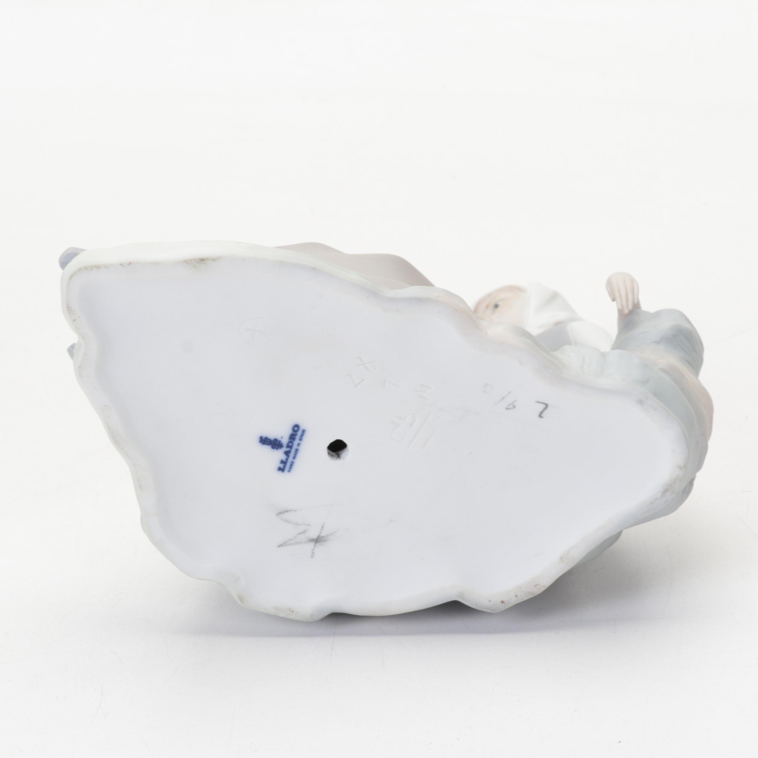 Lladró Porcelain "Shepherdess with Dove" and Other Figurines