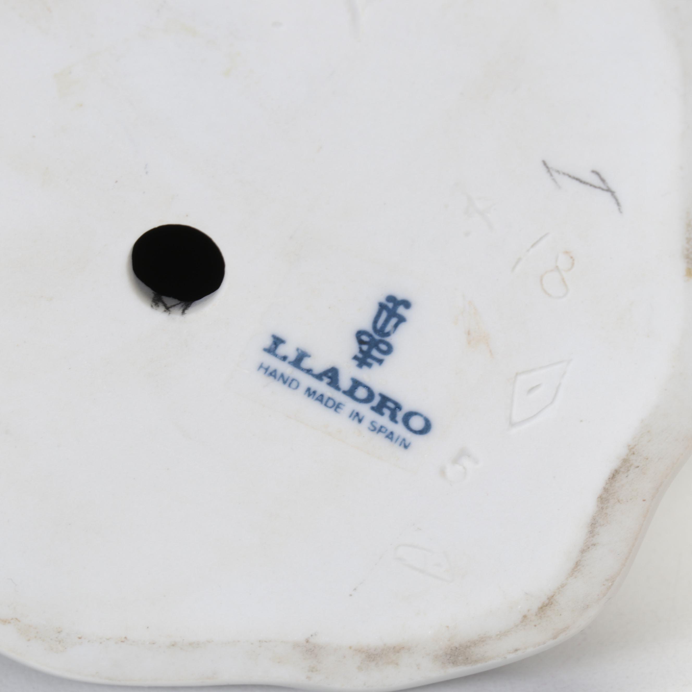 Lladró Porcelain "Shepherdess with Dove" and Other Figurines