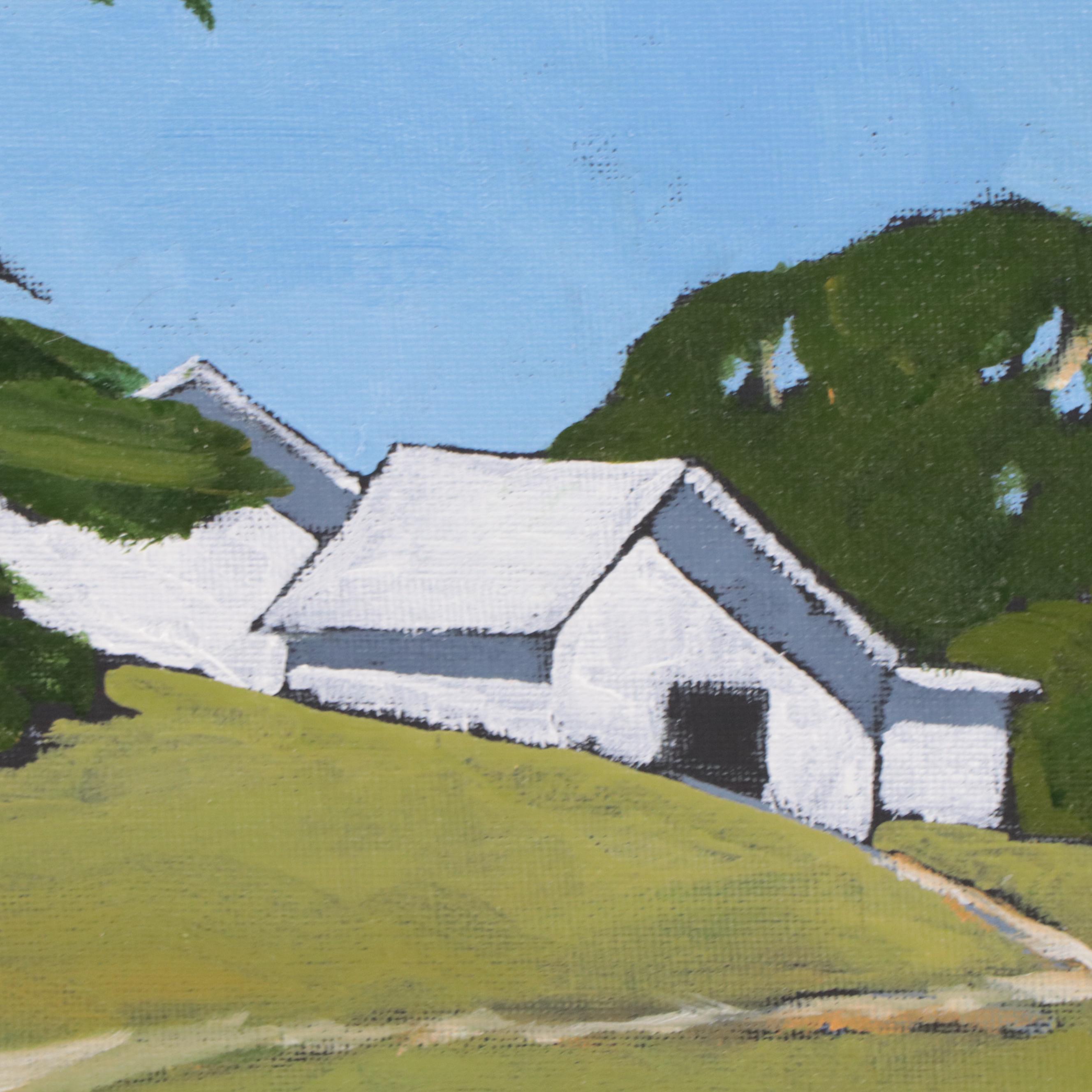 Lynne French Pastoral Landscape Oil Painting, 21st Century