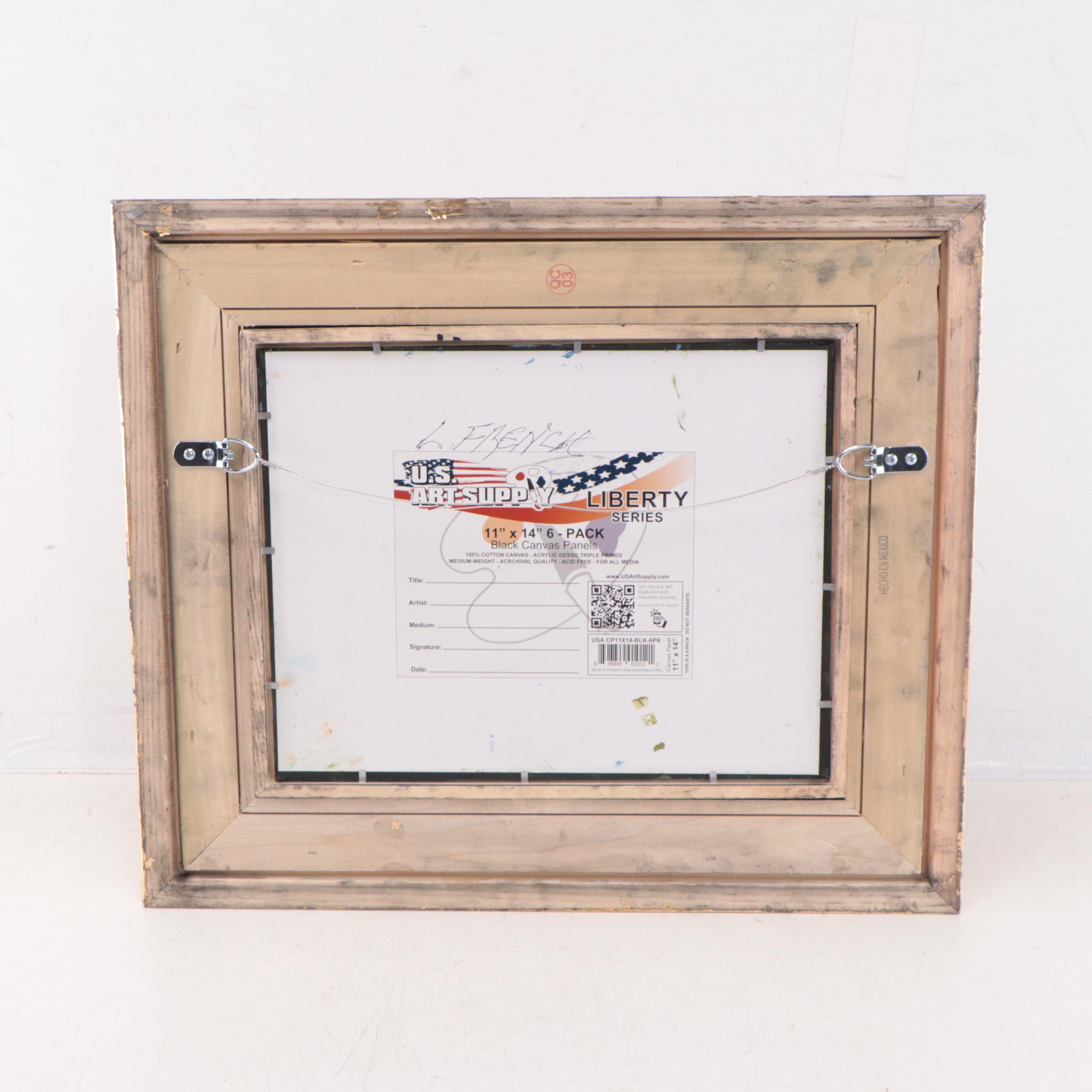 Lynne French Pastoral Landscape Oil Painting, 21st Century