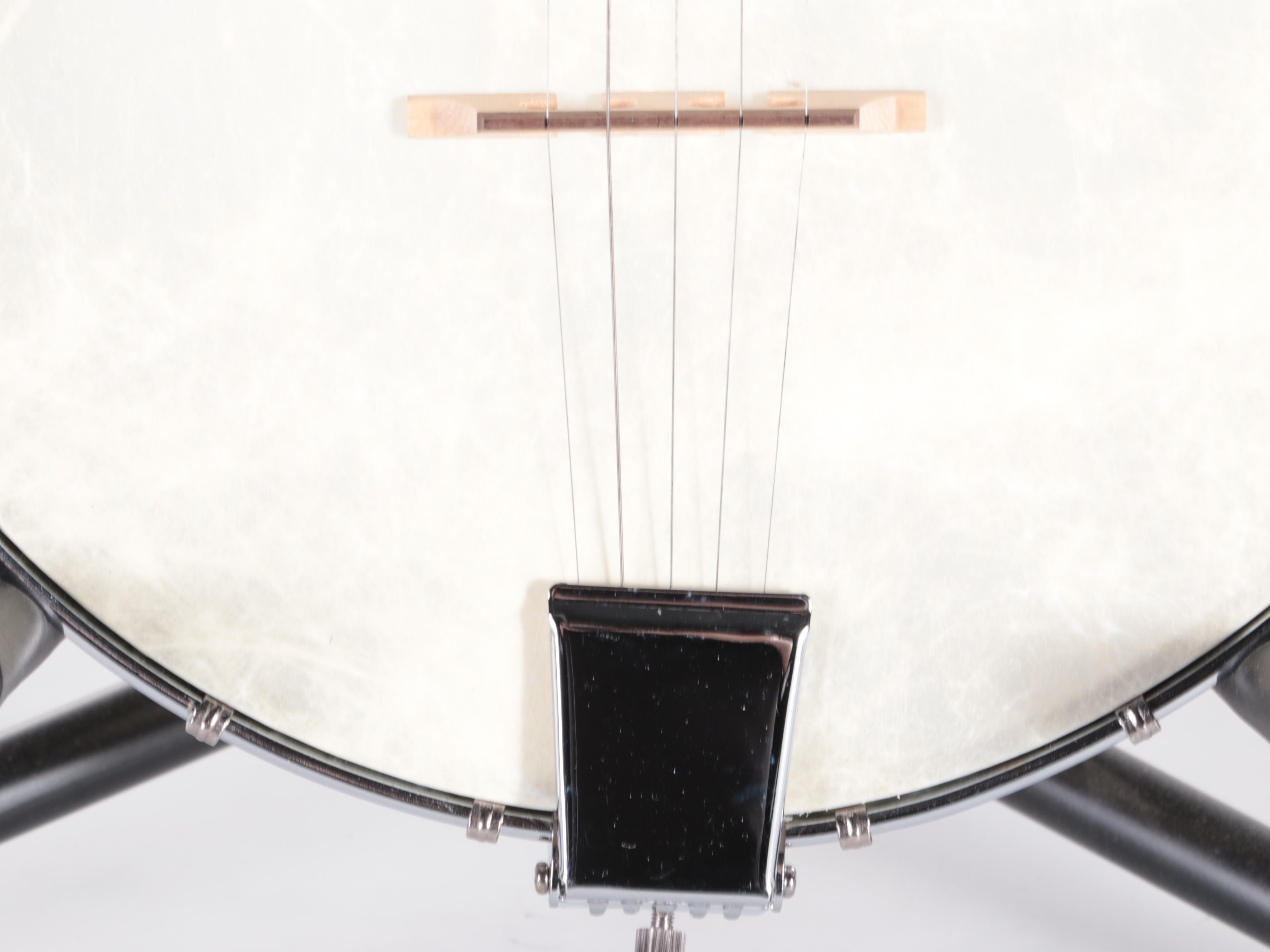 Johnson Open Back Five-String Banjo with Remo Head and Soft Shell Case