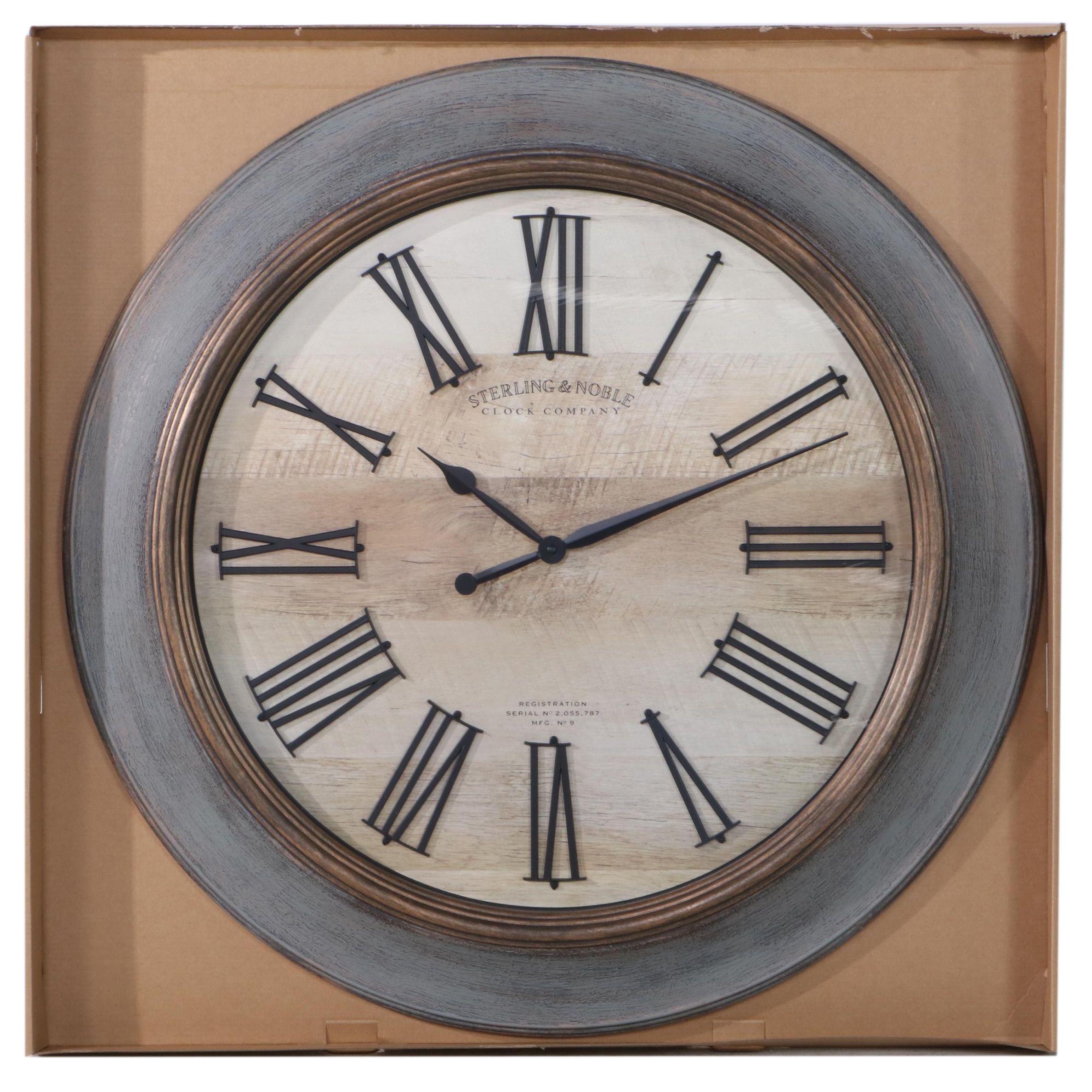 Sterling & Noble 30" Wall Clock