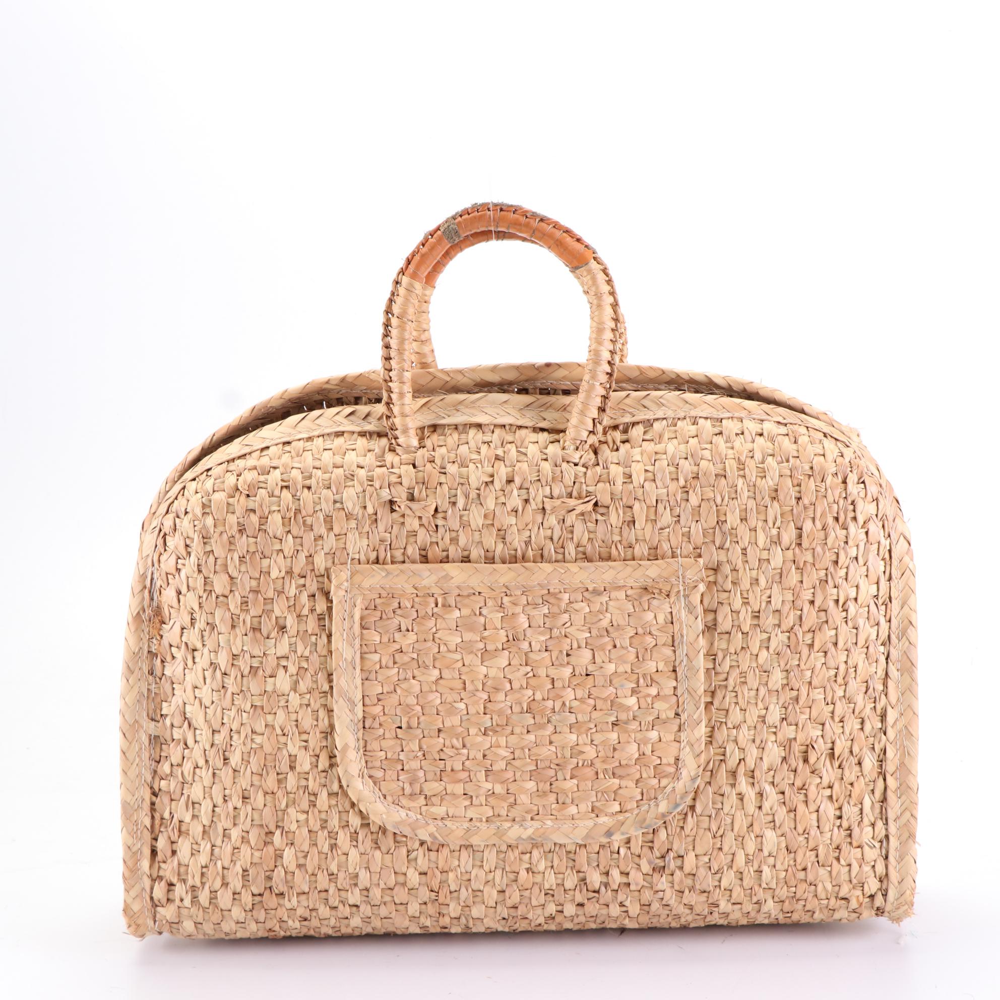 Old Navy Boater Hat with More and Charter Club Handbag and Totes in Straw