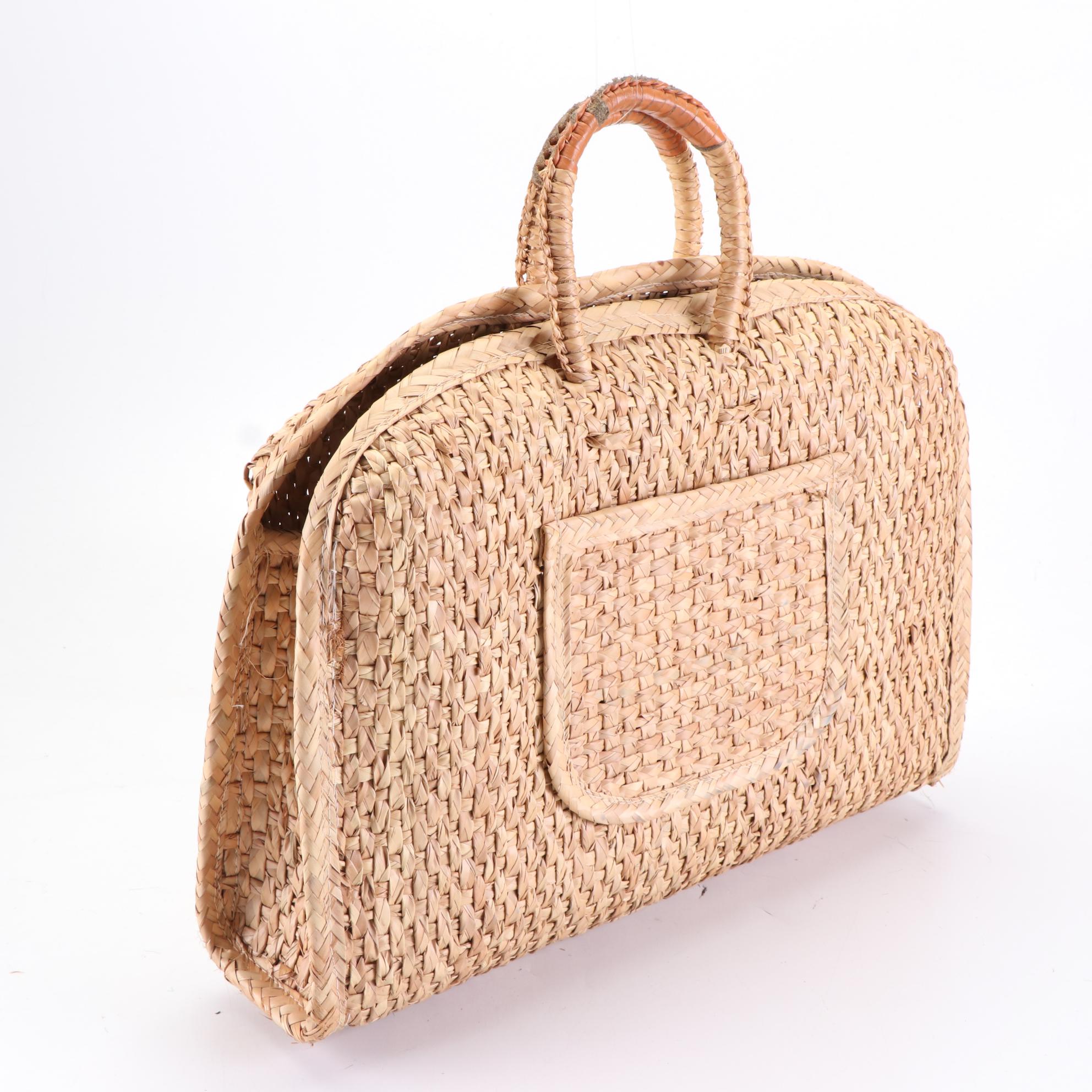 Old Navy Boater Hat with More and Charter Club Handbag and Totes in Straw