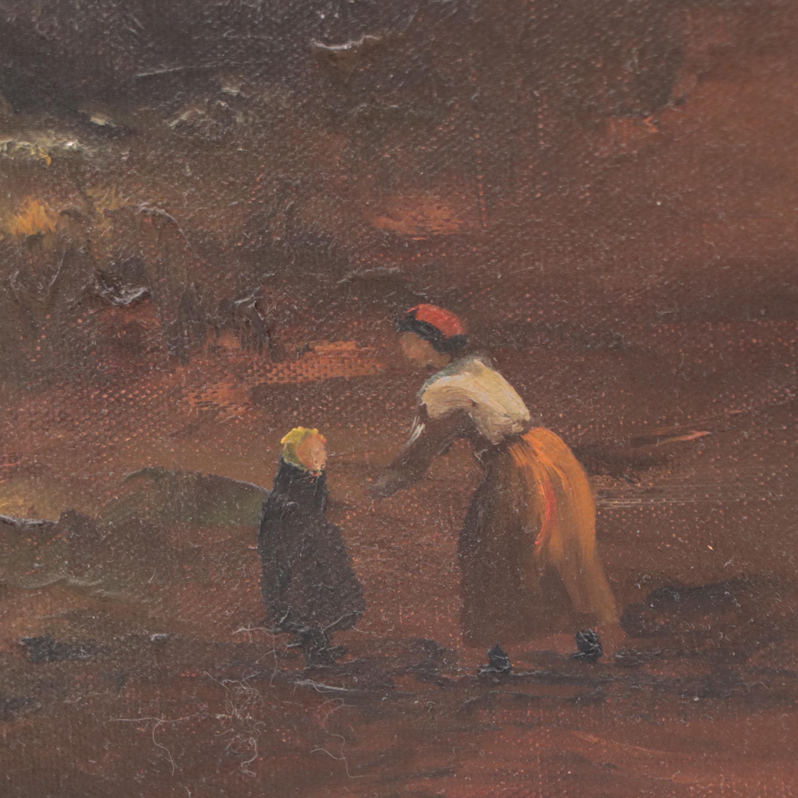 Oil Painting of Forest Landscape