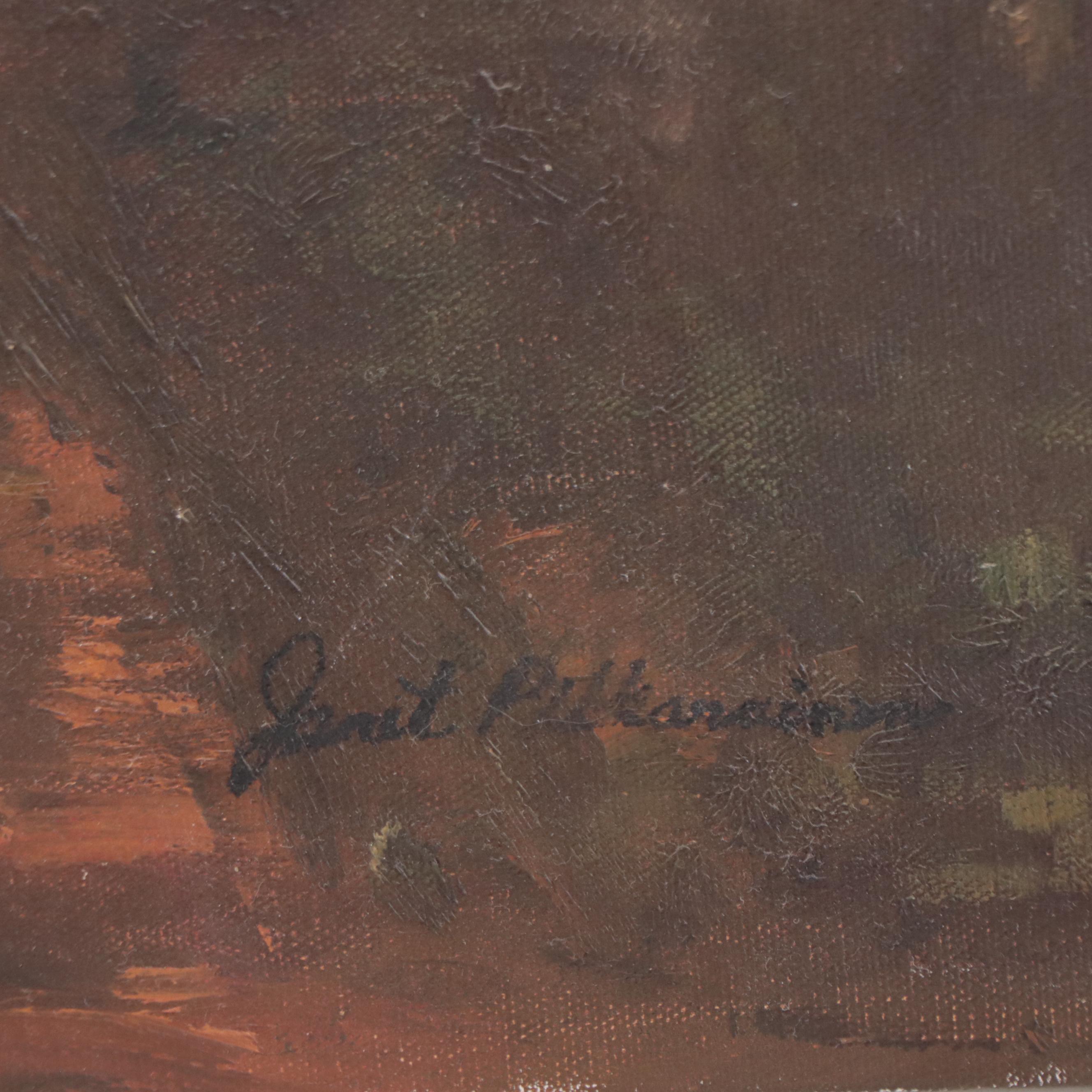 Oil Painting of Forest Landscape