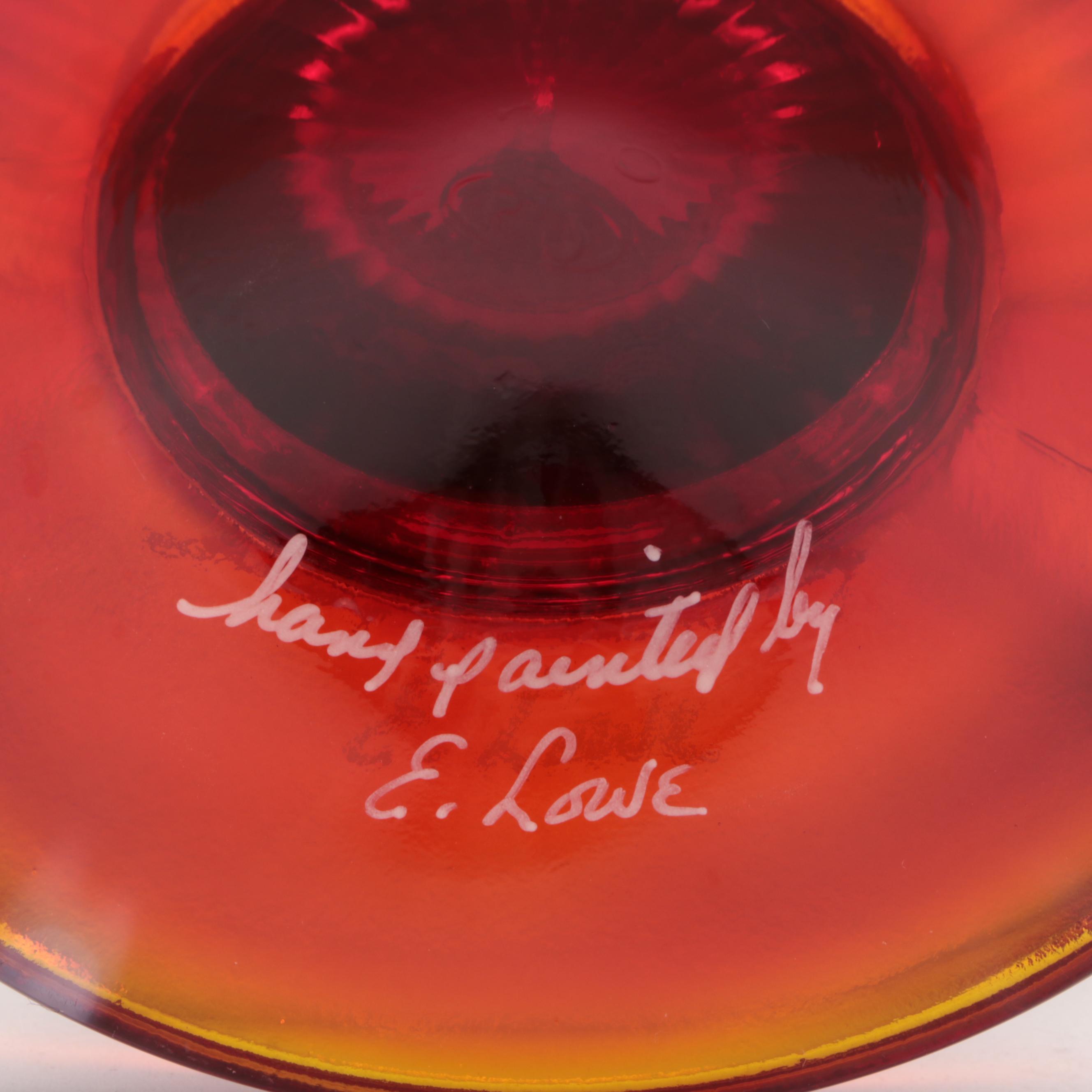 Fenton and Westmoreland Carnival Glass Bowls and Candy Dish