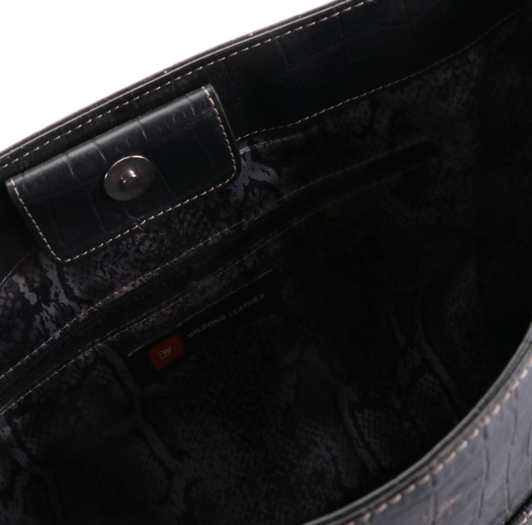 Leather and Synthetic Leather Totes/Shoulder Bags by Wilsons Leather and Other