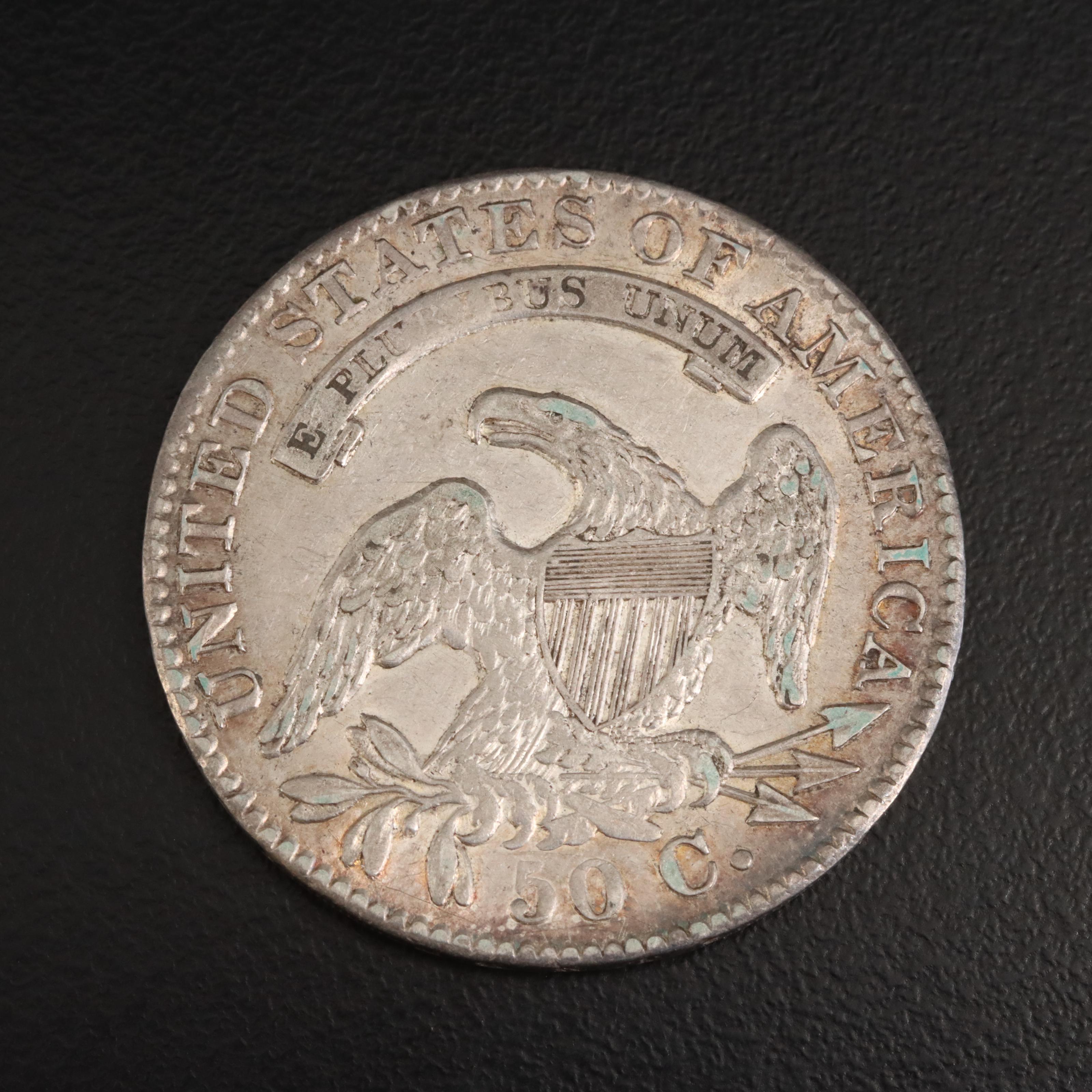 1833 Capped Bust Silver Half Dollar