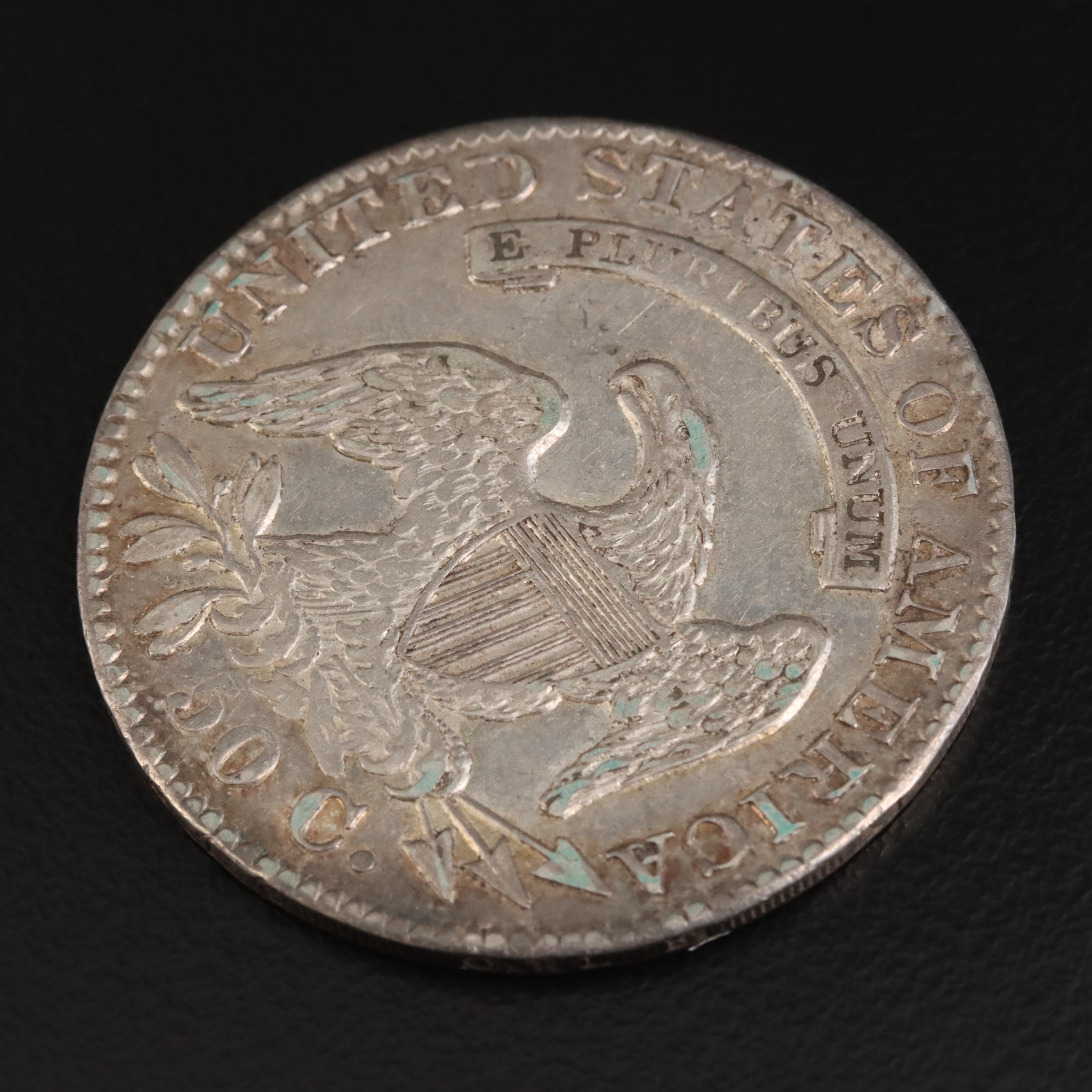 1833 Capped Bust Silver Half Dollar