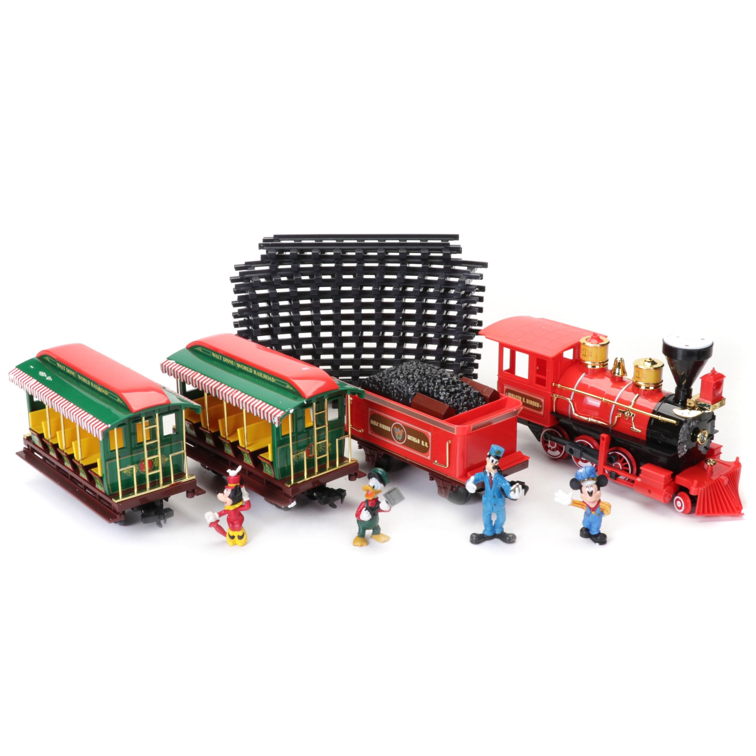 Walt Disney World Battery Operated Train Set with Disney Character Figurines