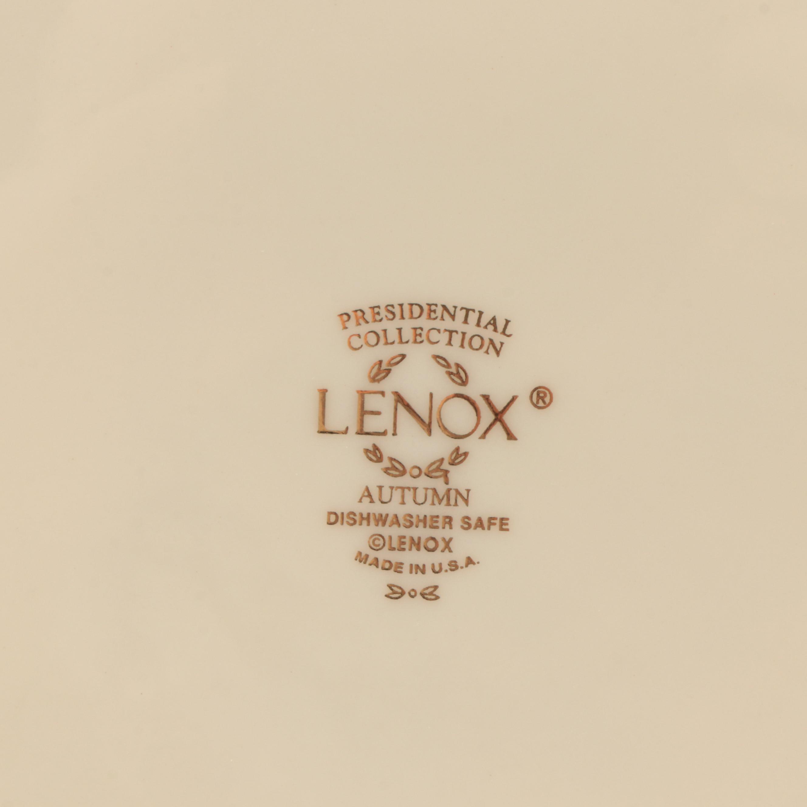 Lenox Presidential Collection "Autumn" Bone China Dinnerware