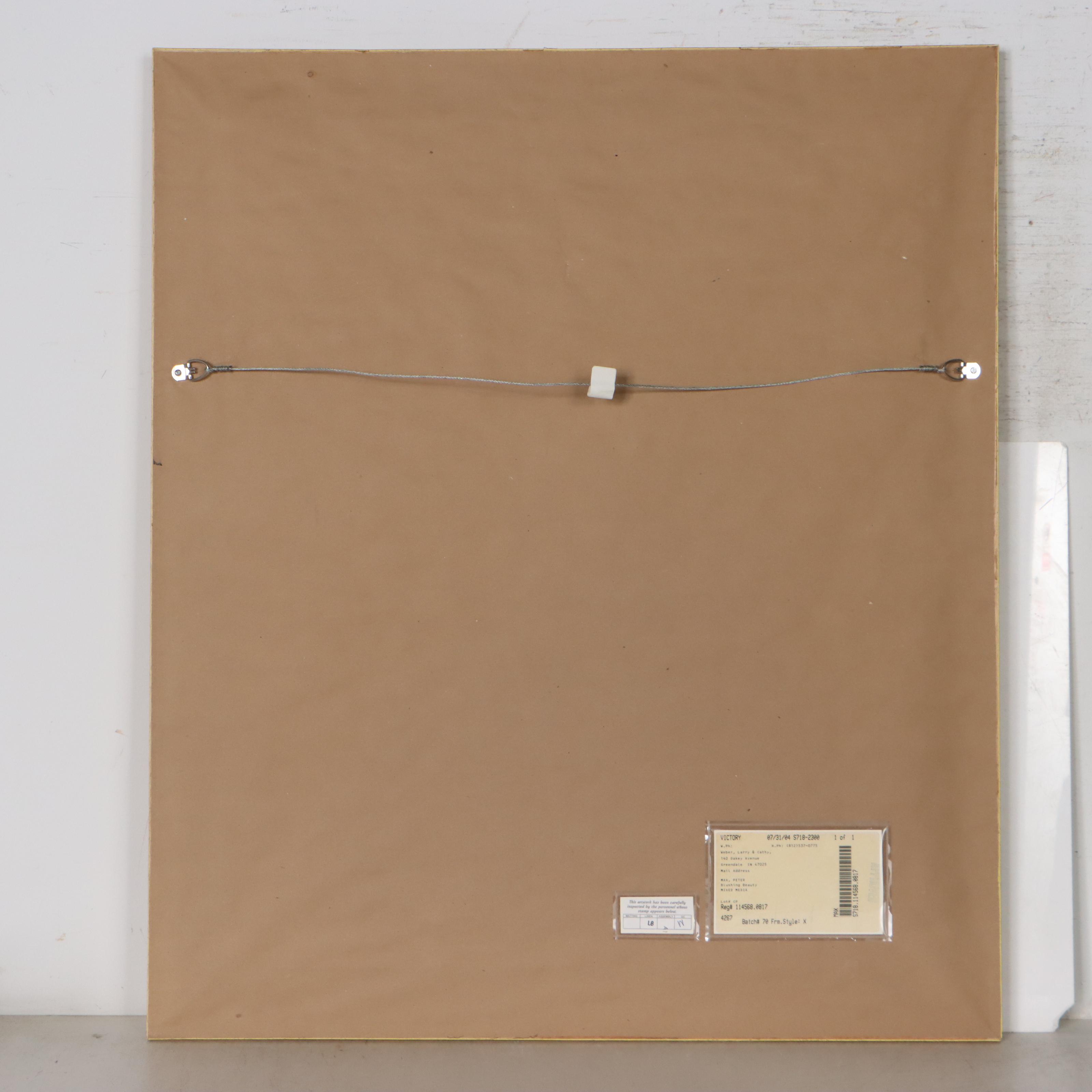 Peter Max Mixed Media Painting "Blushing Beauty"